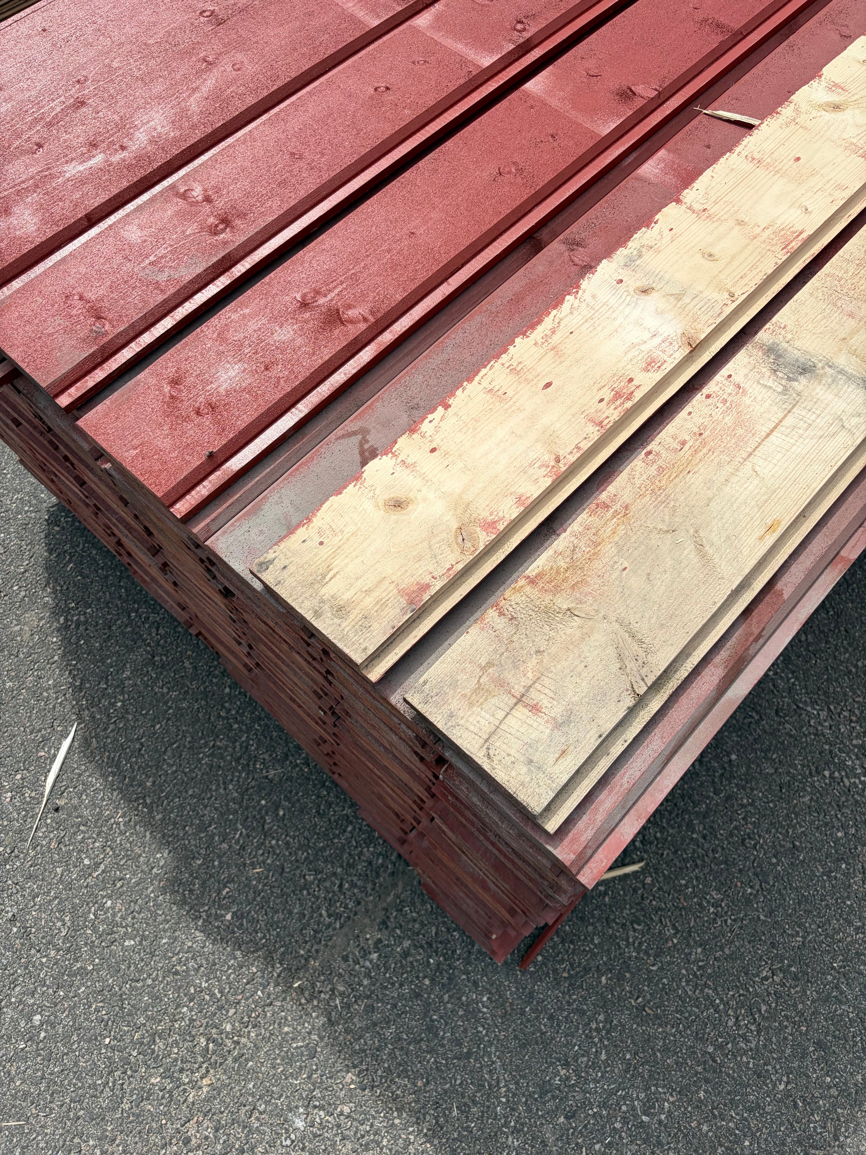 Paket Ytterpanel Dubbelfas Fals 22x145mm, 207st 5.40m Mellanstruken
