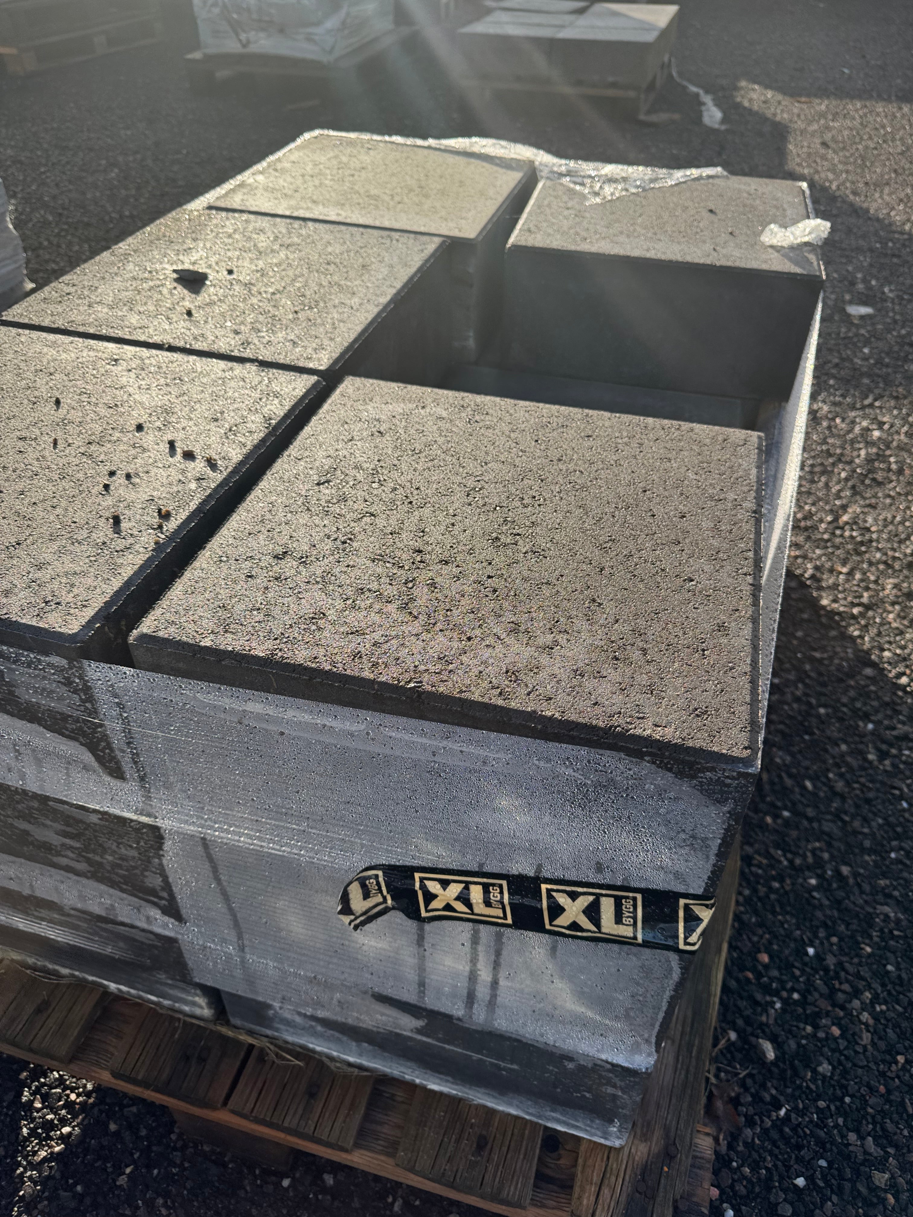 Pall Sten 350x350x150 mm – 17 st (Grafit)