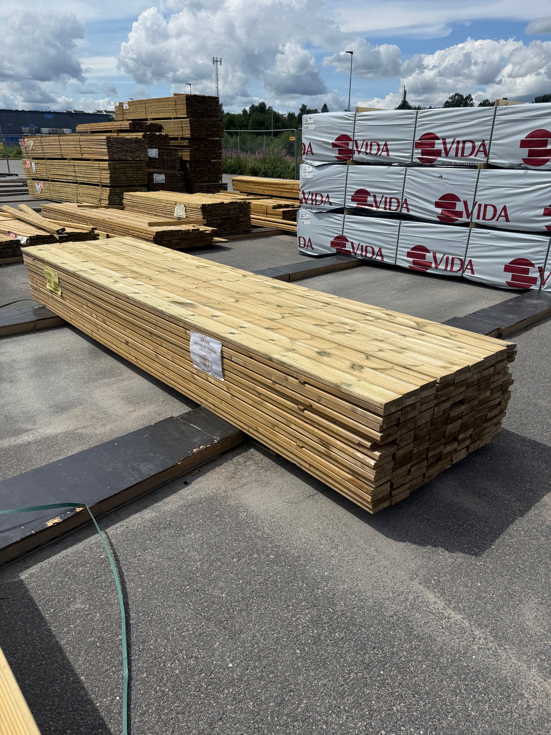 Paket Tryckimpregnerad Rillad Trall 28x120mm, 144st 4.20m- Väderbitet