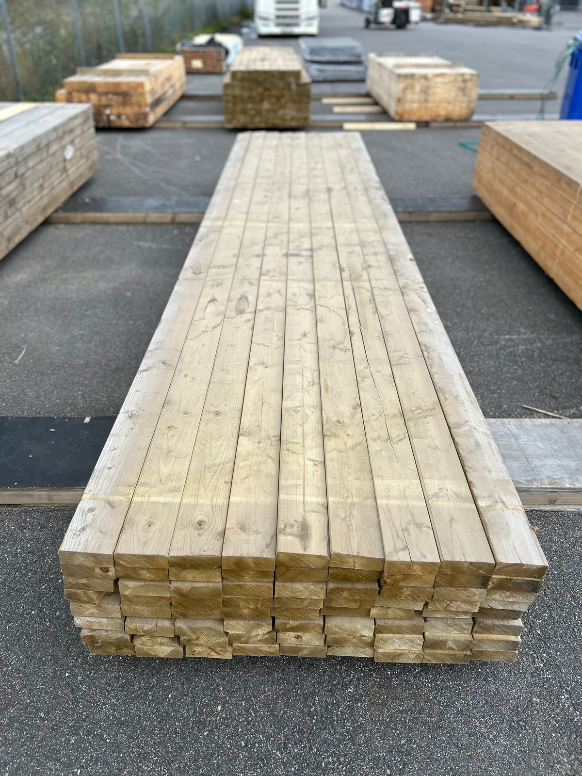 Paket Tryckimpregnerade Reglar 45x120mm 4,80m 72st