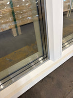 Parti 2 st Fönster 140x140cm, 2-delade Fast Trä/Aluminium
