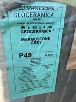 Pall GeoCeramica Marmorsten Grå 600×600×40 mm – 28 st, 10,08 m²