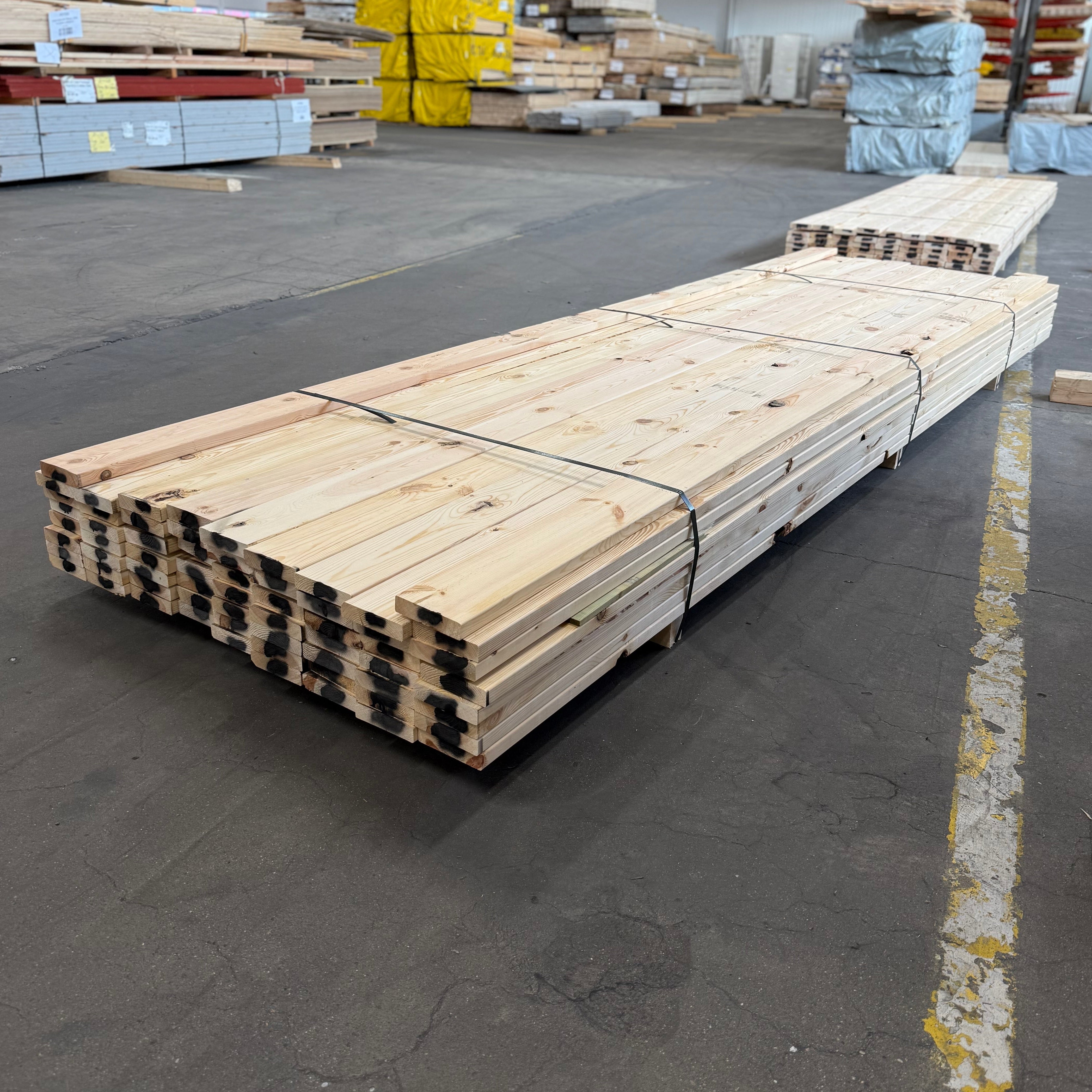 Paket Hyvlade Brädor 28x120mm, 3.60m- 65st (Furu) B-sortering