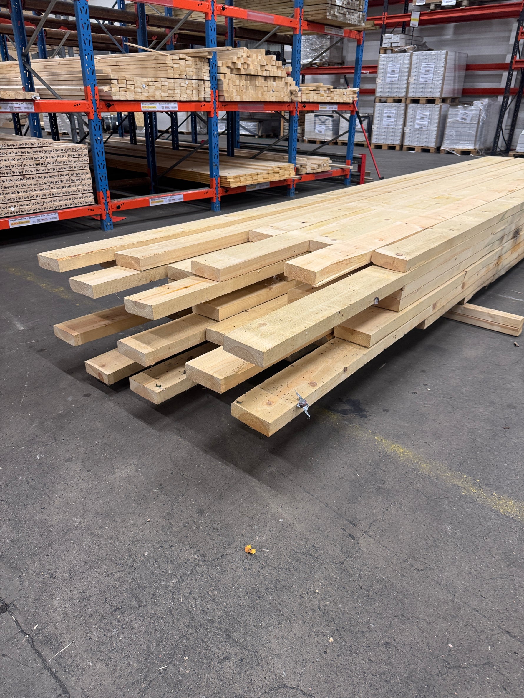 Paket Ohyvlade Reglar 50x150mm (4,20-5,40m) 56st- Furu