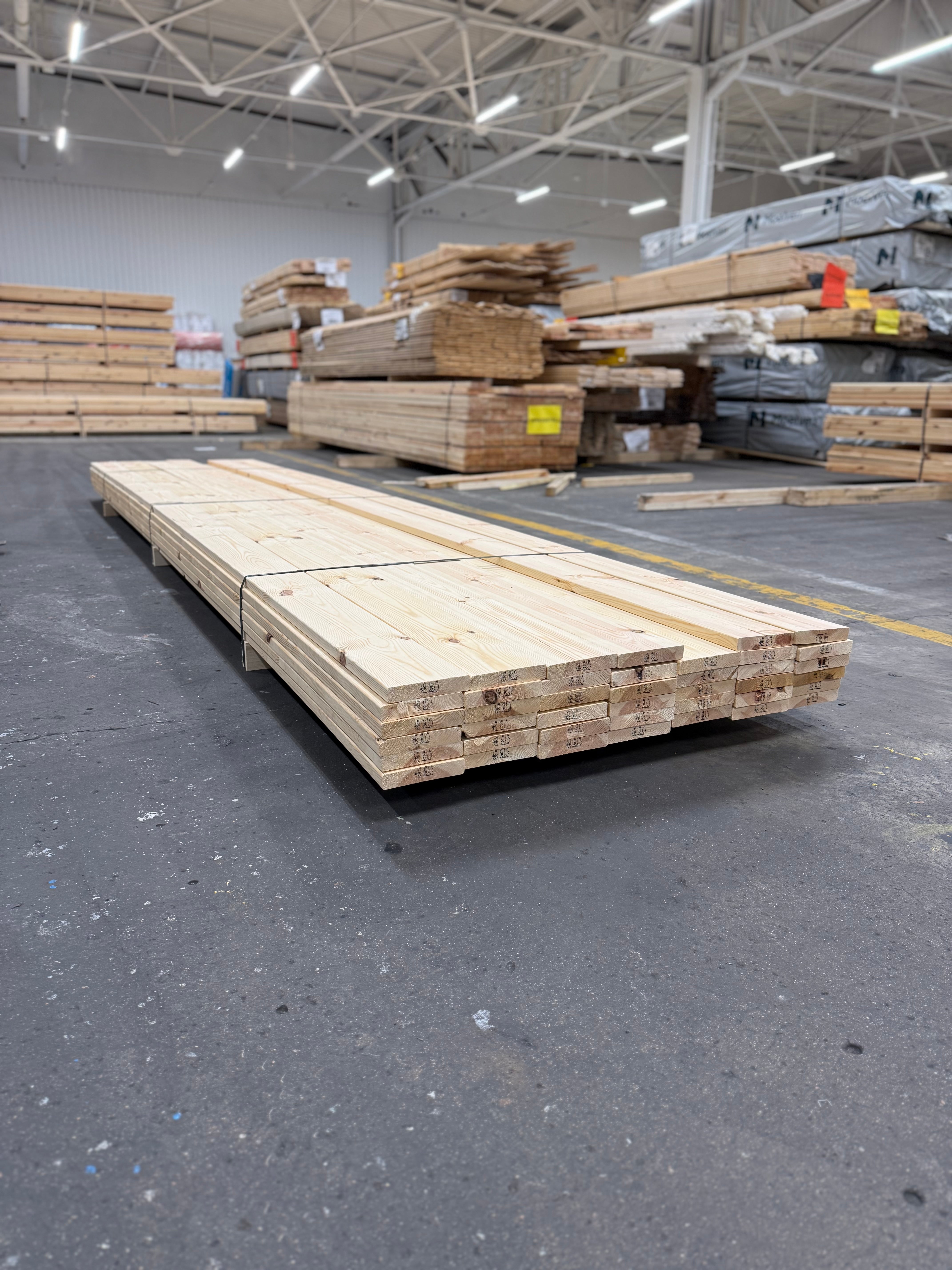 Paket Hyvlade Brädor 27x145mm 4.80m- 41st (Furu) B- sortering