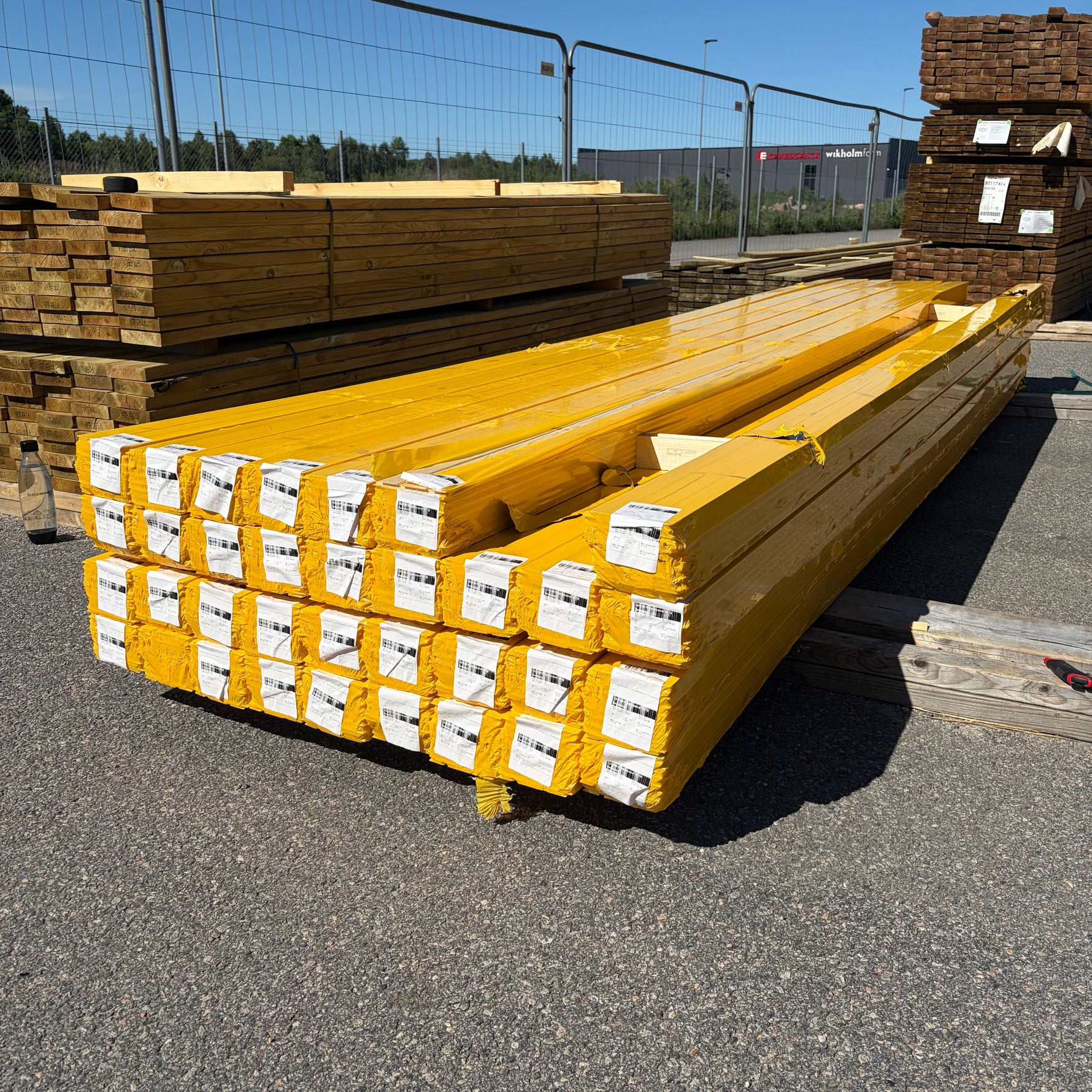Parti Spårpanel 12x120mm Furu, 133kvm 4.13–4.78m (Sekunda)