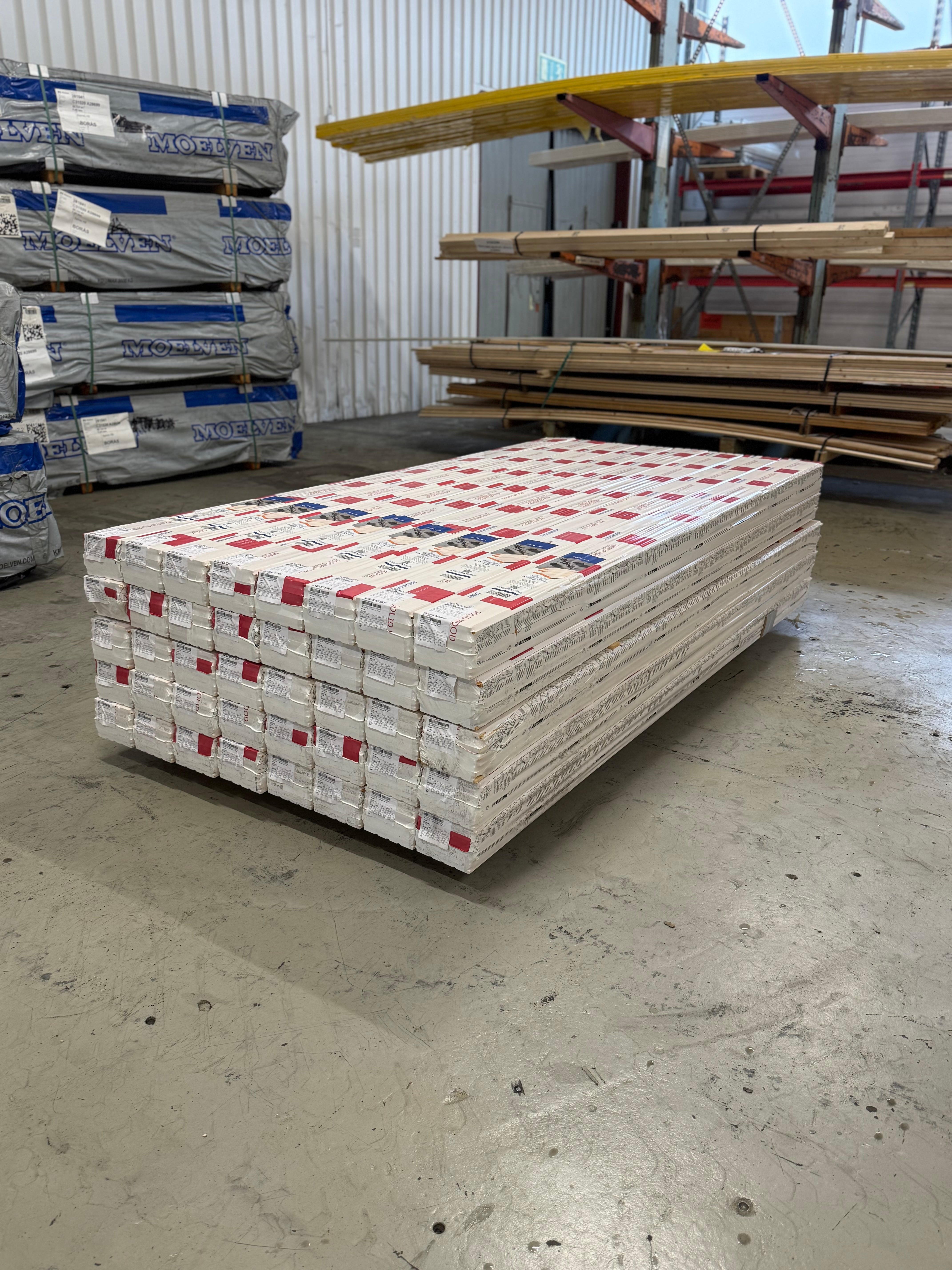 Moelven Furu Golv Snö 25x142mm - Per Bunt (4st 2,20m)