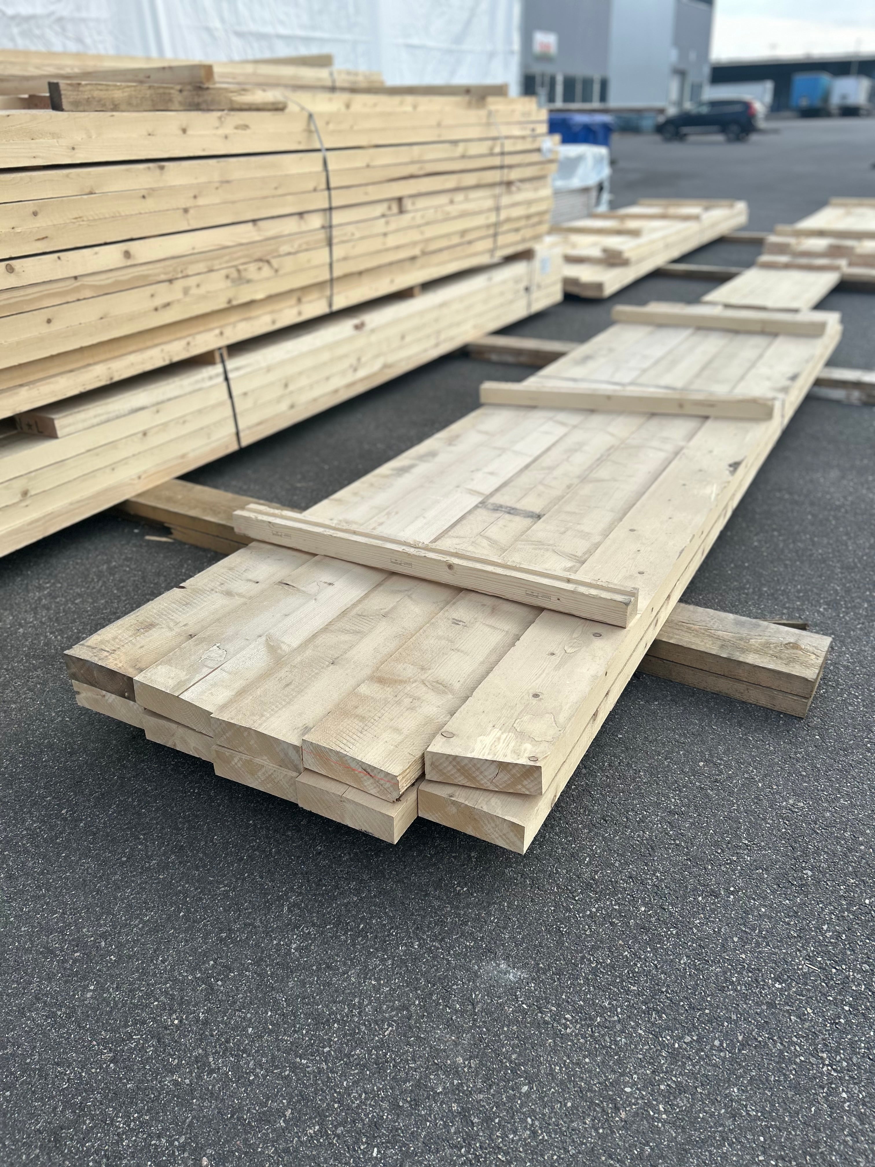 Paket Ohyvlade Reglar 63x195 10st. 4.20m
