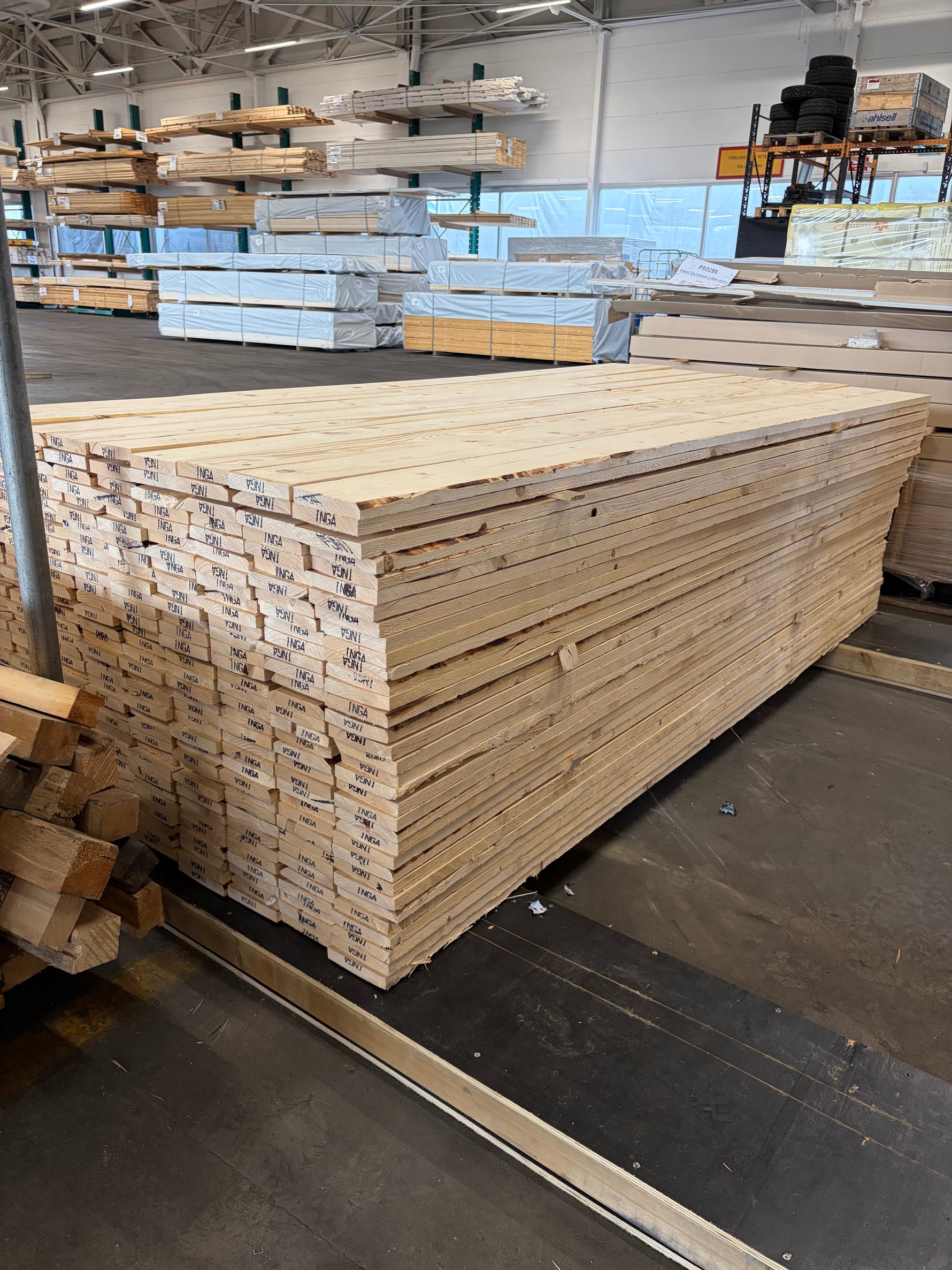 Paket Brädor 22x125mm, 297st 2,40 m