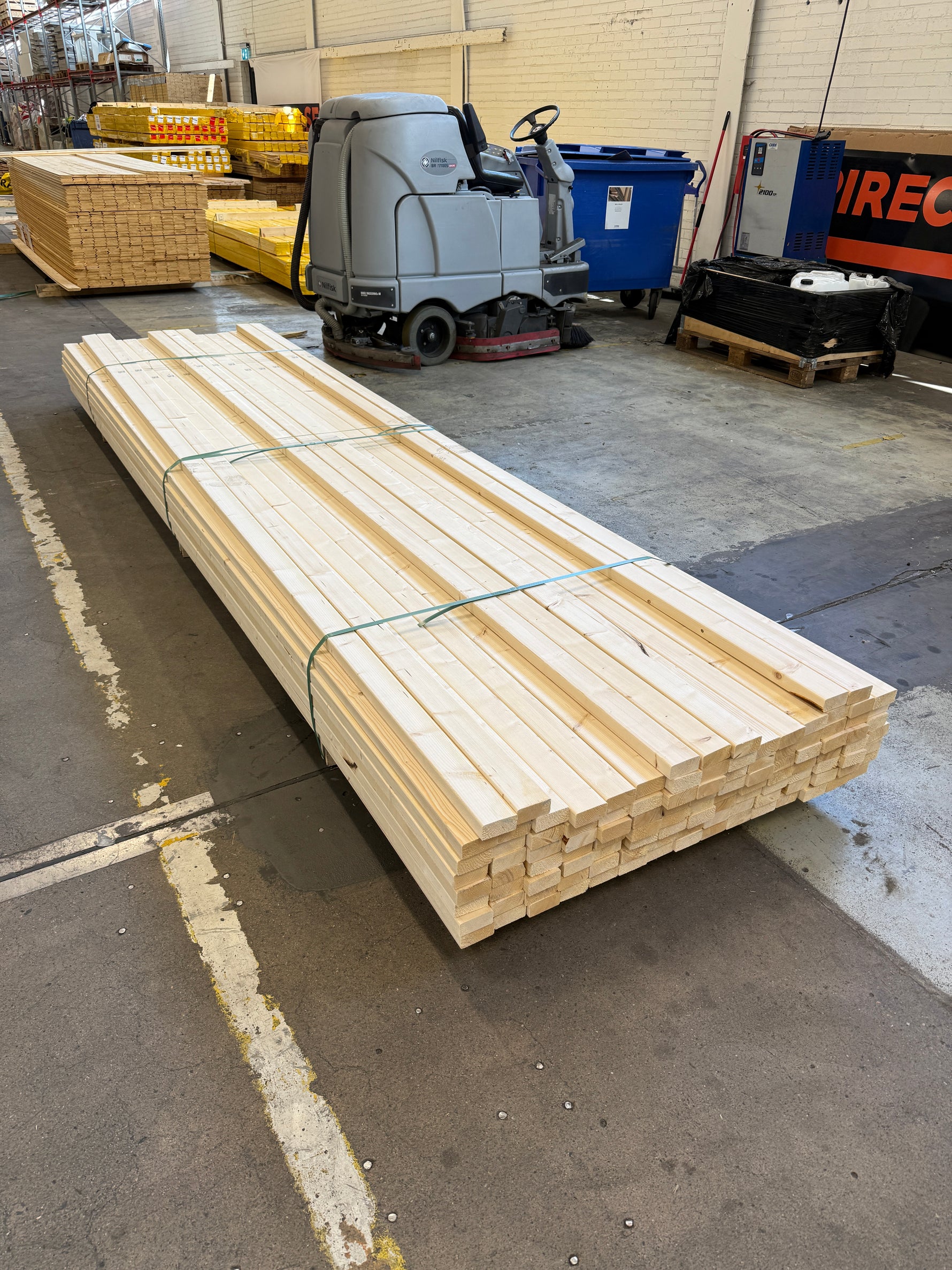 Paket Hyvlade Reglar 34x70mm Gran, 112st 4,20m
