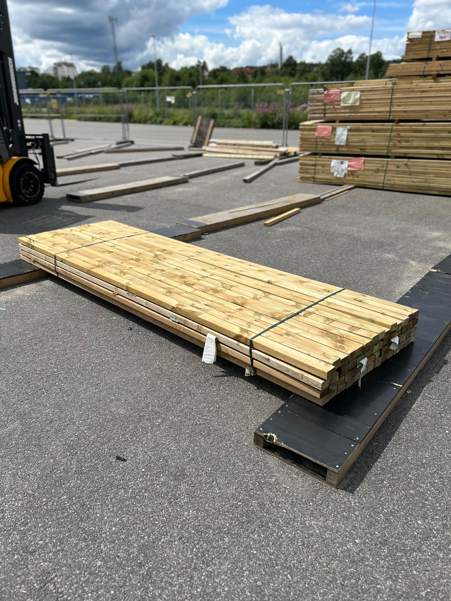 Paket Tryckimpregnerade Reglar 45x70mm 56st 3.30m