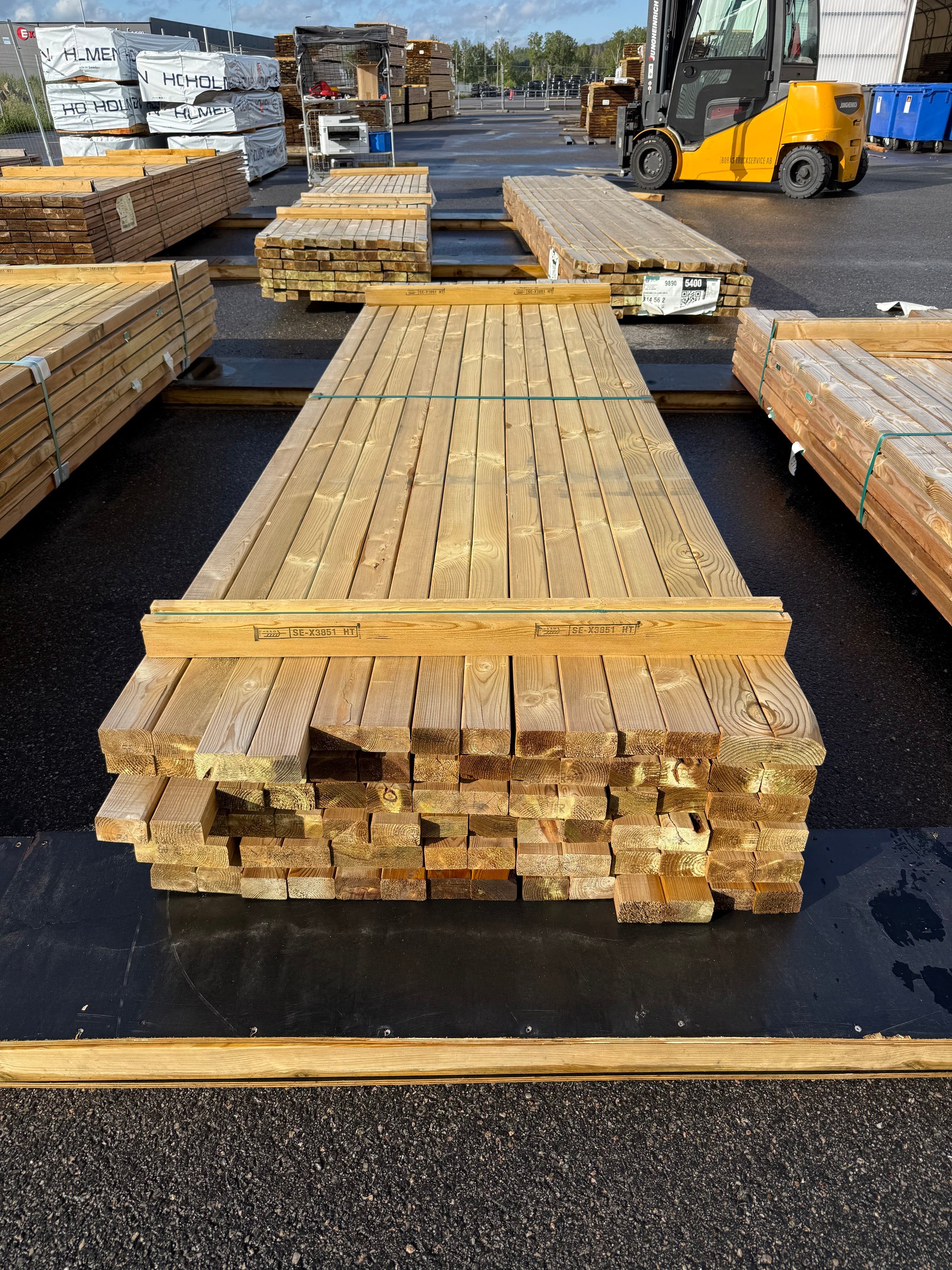 Paket Tryckimpregnerade Reglar 45x70mm, 84st 3.30m (C14)