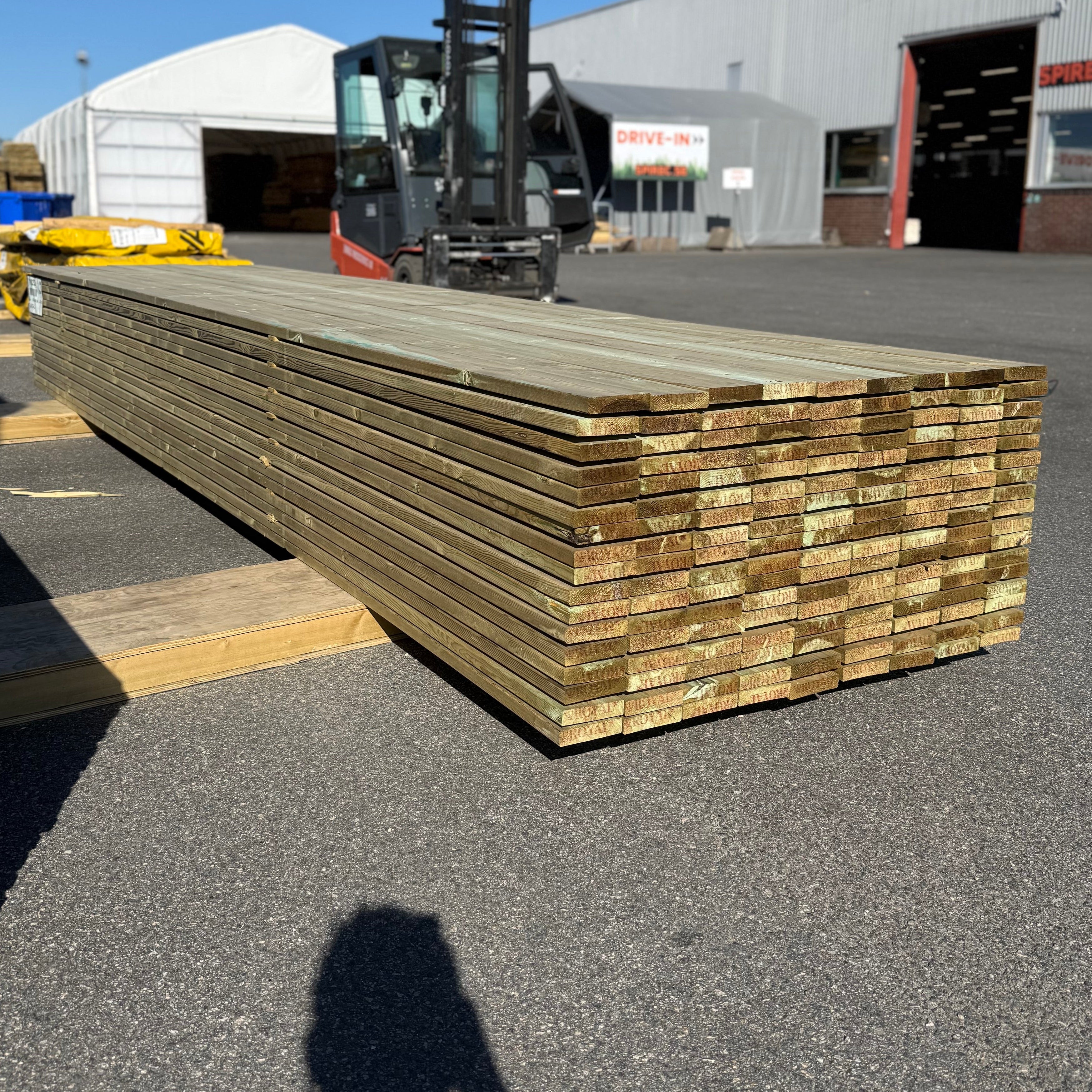 Paket Tryckimpregnerad Trall 28x120mm, 153st 4,50m (G4-3) - Spirec