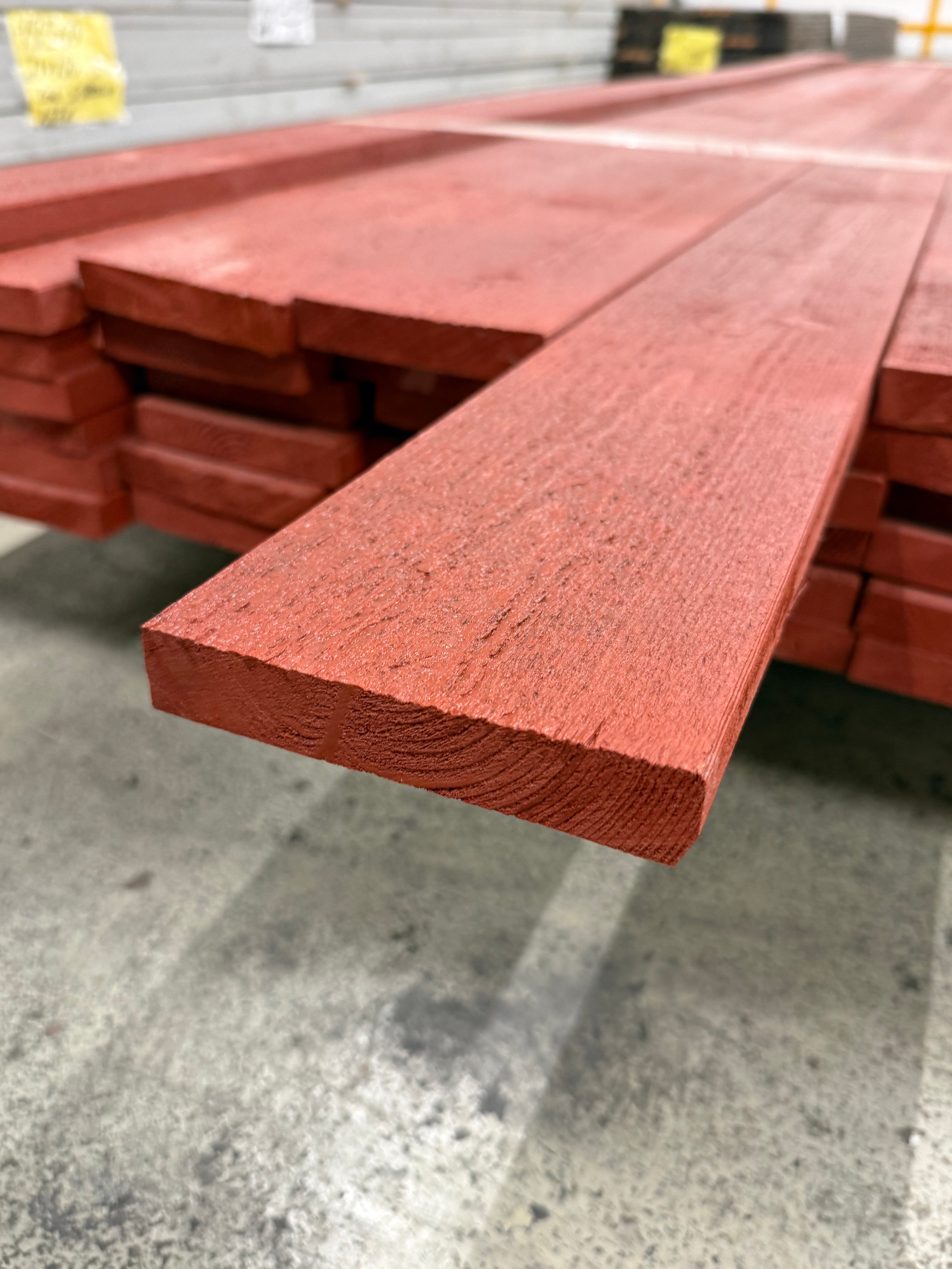 Paket Finsågad Bräda 21x120 mm – 50 st (3,60 m, Målad NCS S 4050-Y80R)