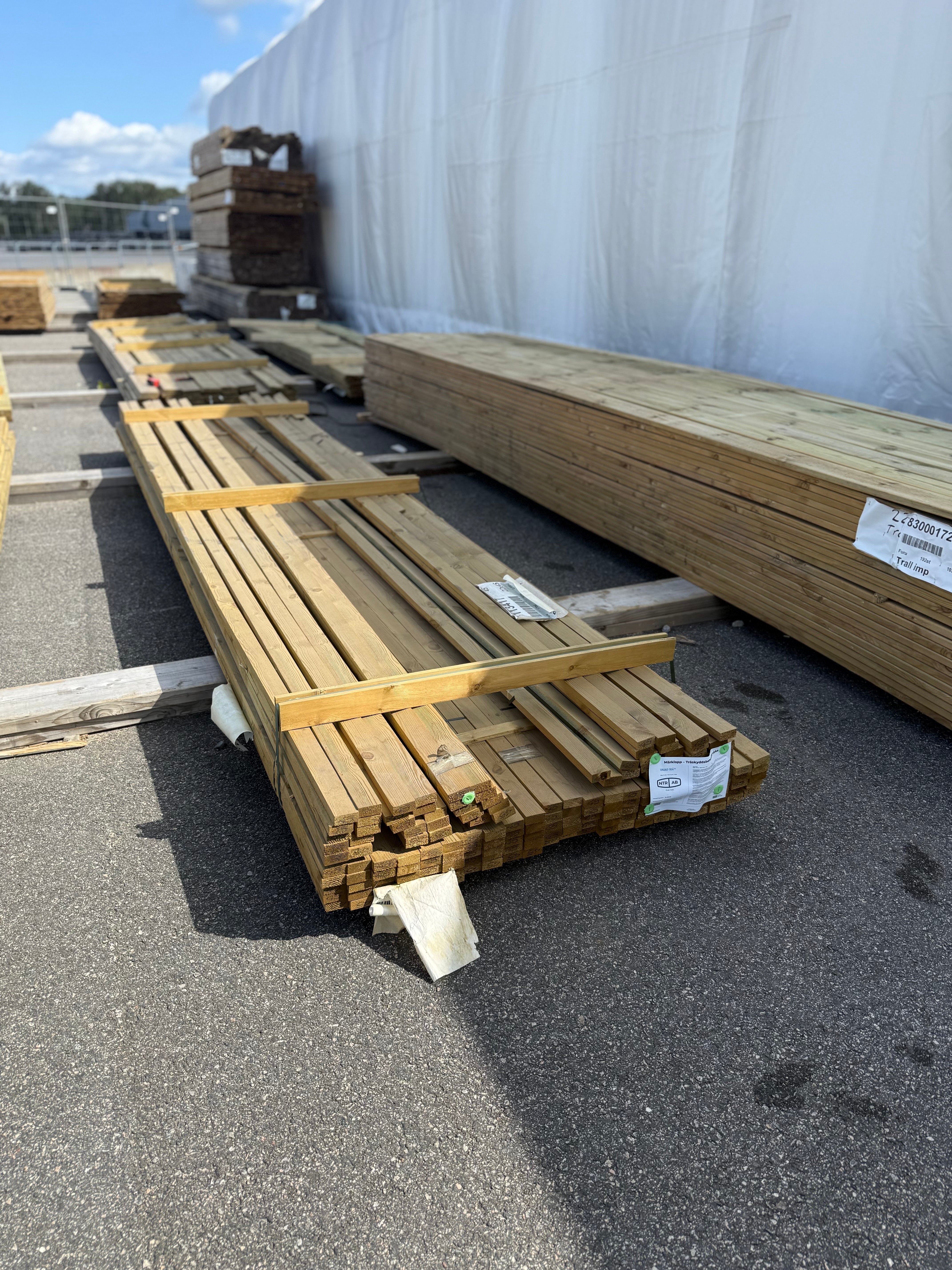 Paket Tryckimpregnerad 22x45 163st 4.50m
