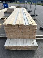 Paket Dubbelfas Halvspont 22x120mm 4,50–4,80m 303st Grundmålad