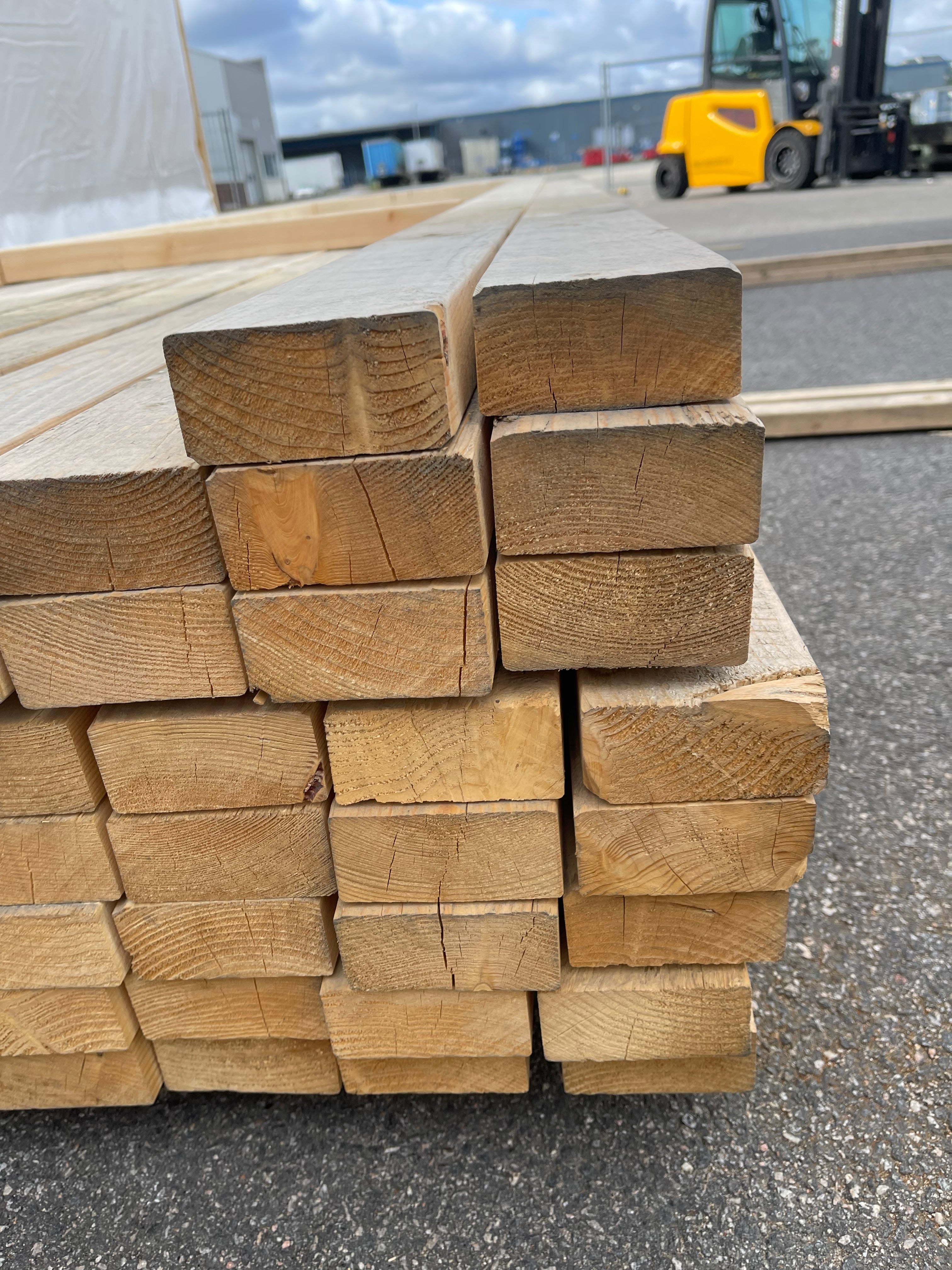 Paket Reglar 45x95 mm – 4,80 m – 81 st – Obehandlad