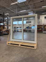 Fönster 158x148 cm – 3-glas, vitt inåtgående