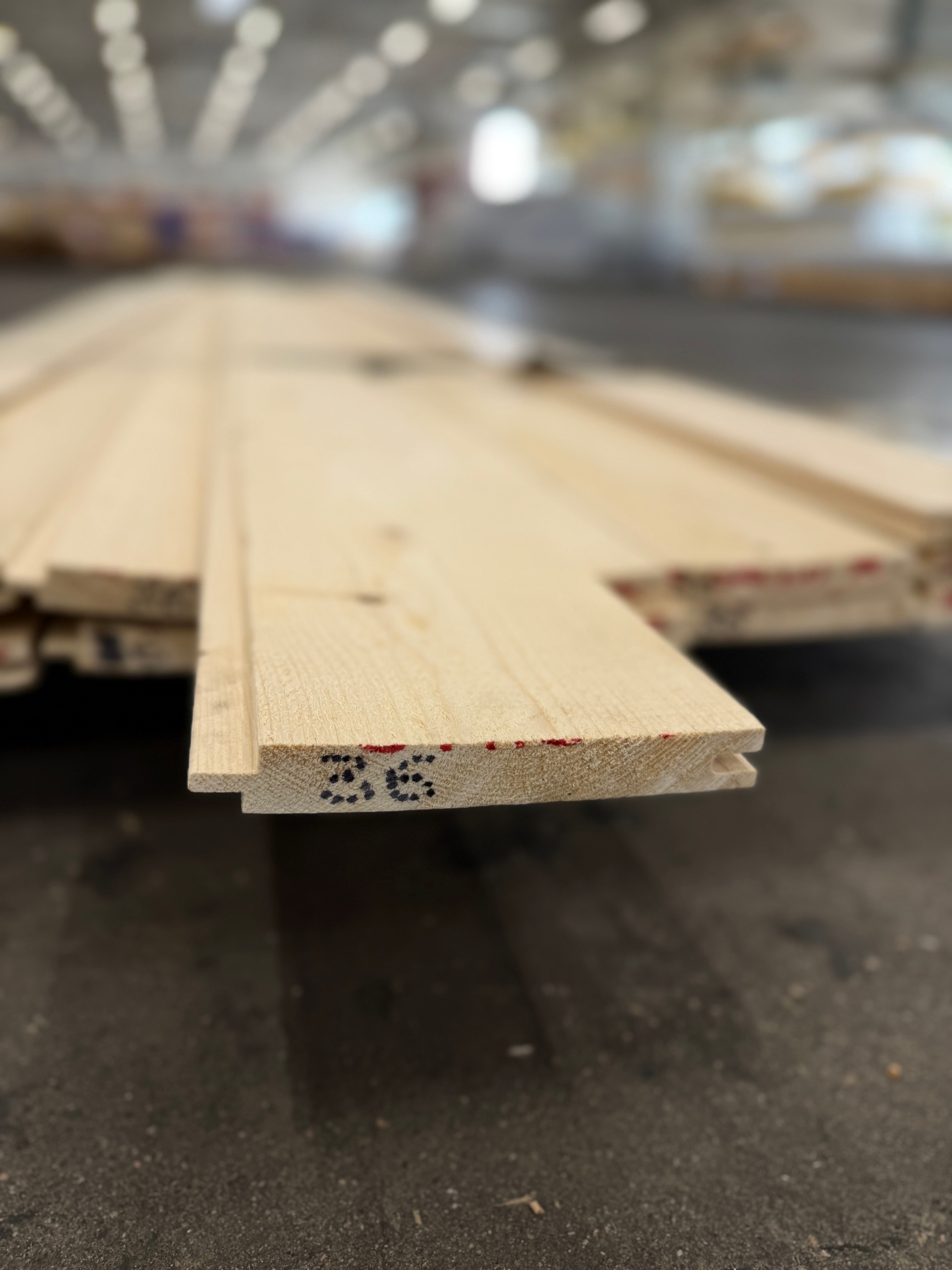 Paket spårpanel 22x170mm 3.60m 15st