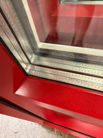 Altandörrar- Inåtgående, Trä/Aluminium – 1080 × 2080 mm- Röd