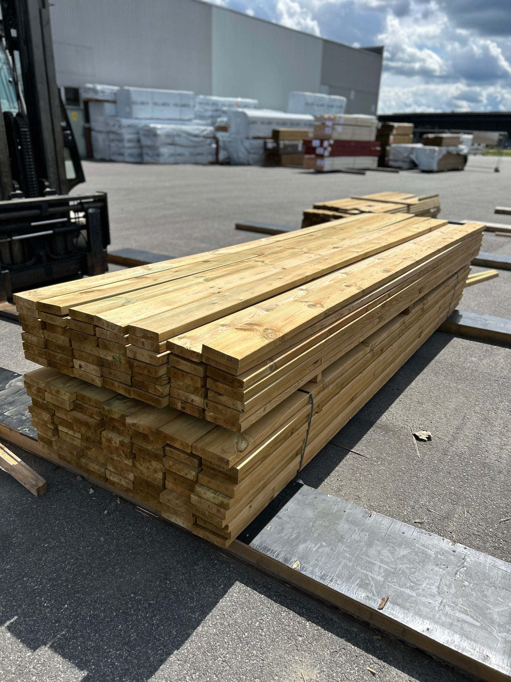 Paket Tryckimpregnerad Trall 34x145mm 3,60m 118st B-Sortering