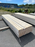 Paket Ytterpanel Dubbelfas Halvspont 22x120mm Grundmålad 161st 4.50m Grundmålad