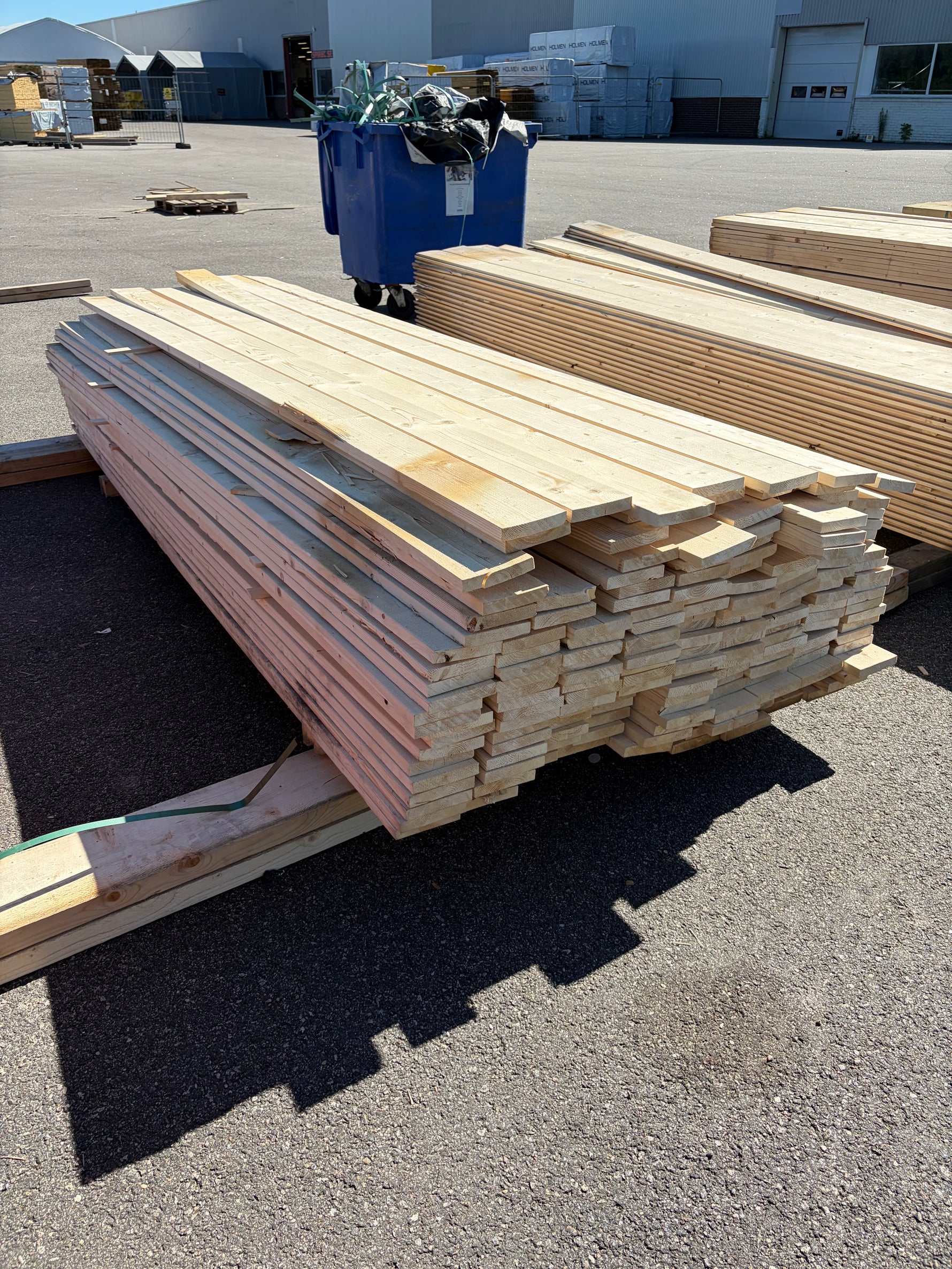 Paket Finsågade Brädor 22x120mm ca 150st- 3.00m Andra sortering