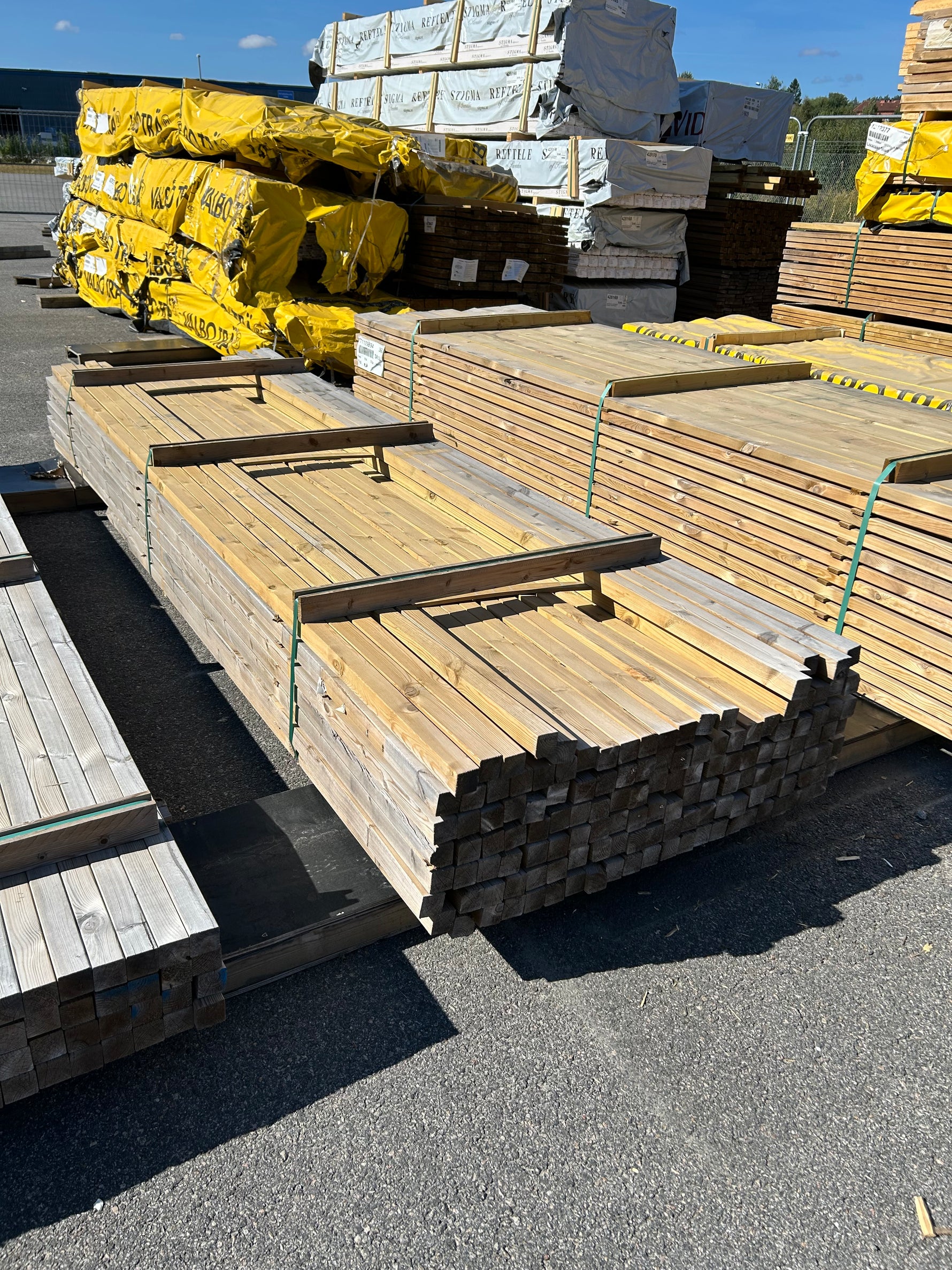 Paket Tryckimpregnerade Reglar 45x45mm 3,60m 139st- Väderbitet