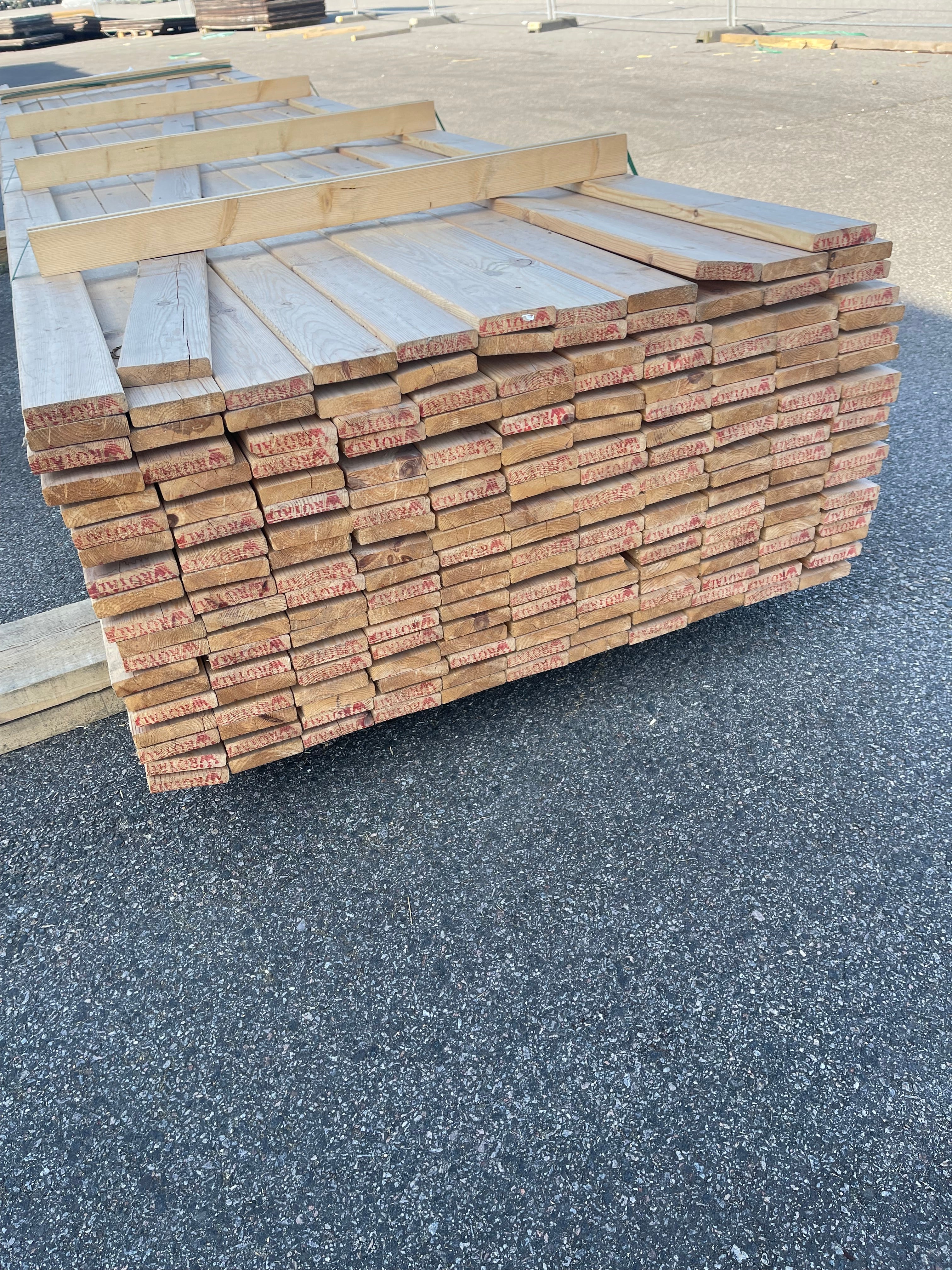 Paket Trall Furu Hyvlad 22x95 mm – 4,80 m – 202 st – Obehandlad