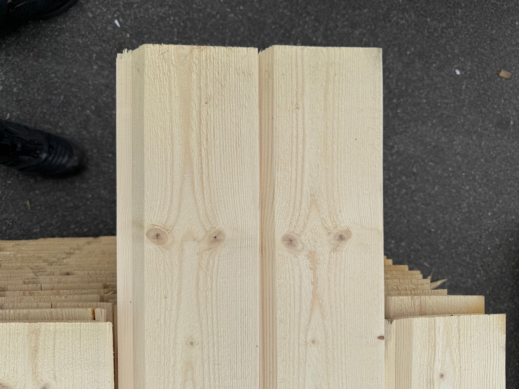 Paket Ytterpanel Enkelfas Fals 22x145mm 4.20m- 175st (Obehandlade)