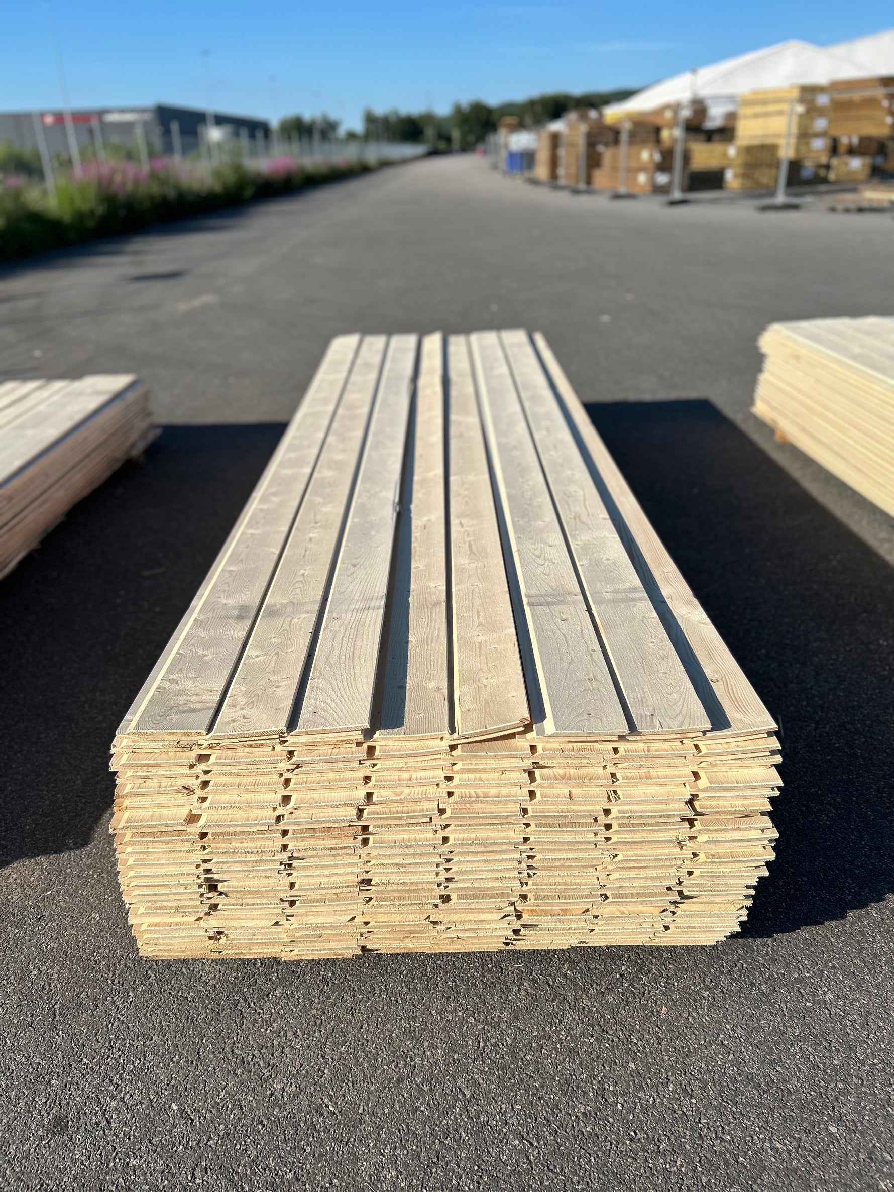 Paket Ytterpanel Enkelfas Fals Ändspont 22x145mm, 165st 3.60m