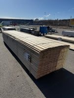 Paket Ytterpanel Enkelfas Fals 22x120mm – 260 st 5,40 m Obehandlad Gran - Spirec