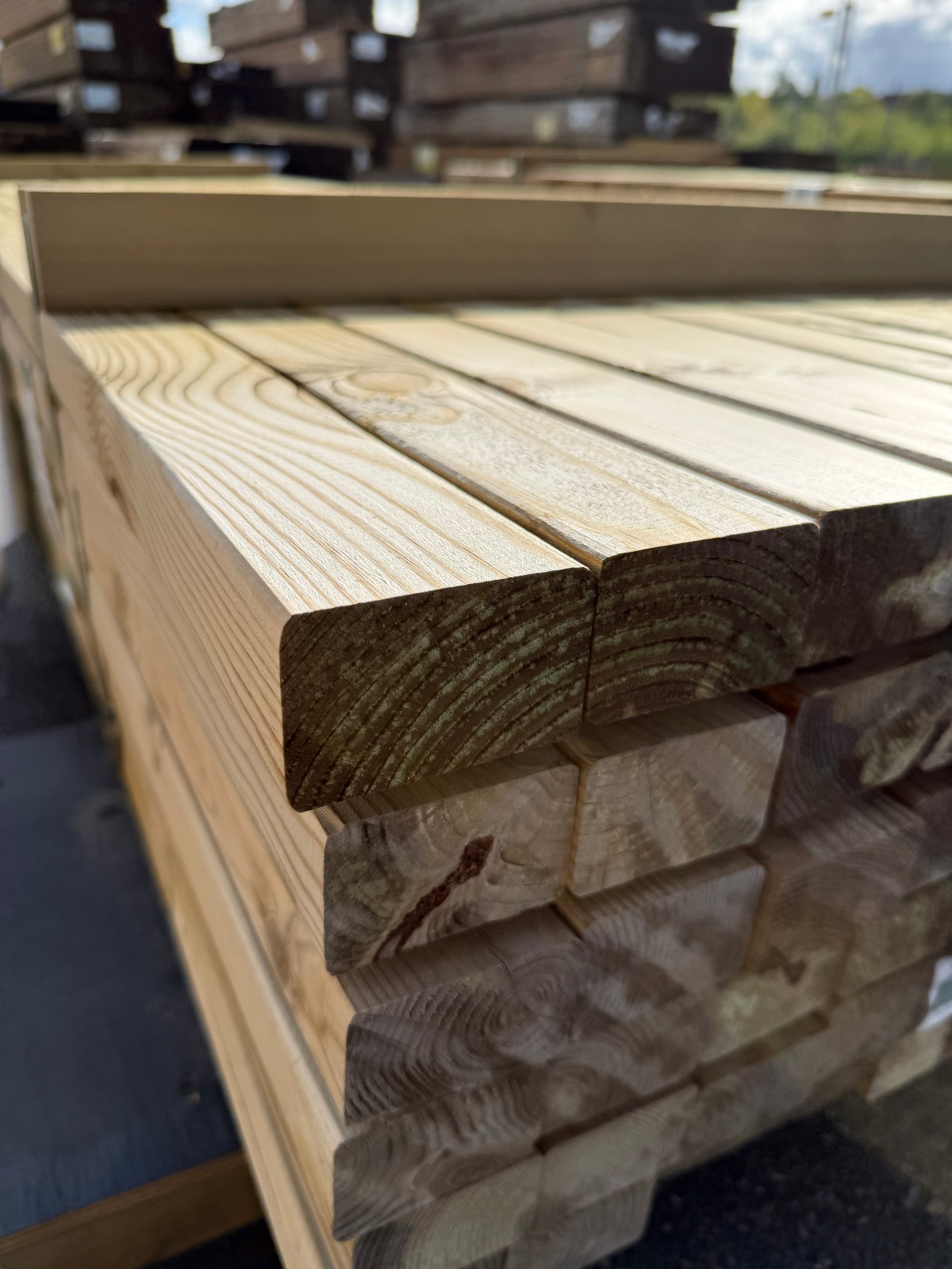 Paket Tryckimpregnerade Reglar 45x70mm, 84st 3.30m (C14)