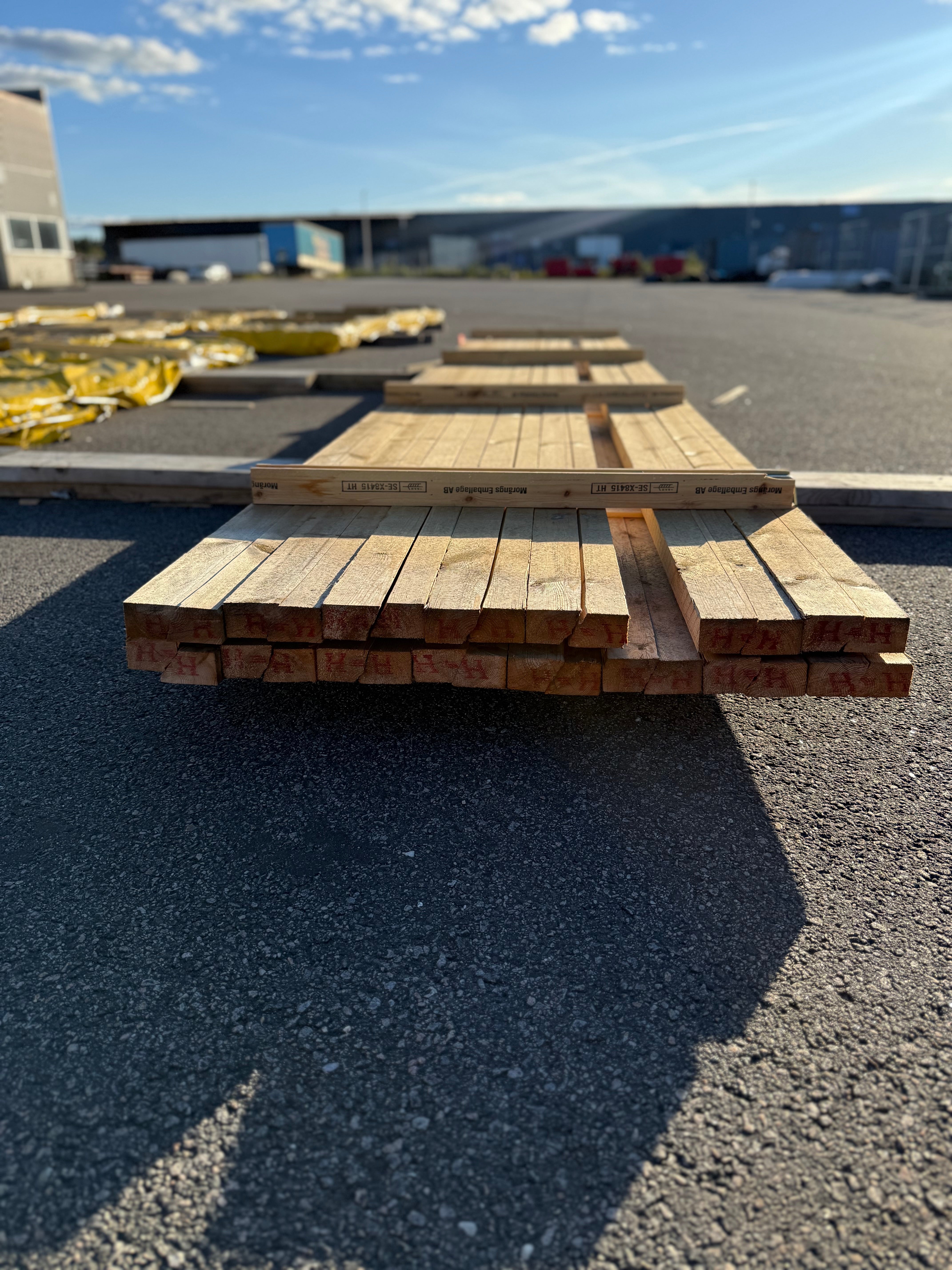 Paket Staketslanor 50x75 – 30 st (5,40 m, furu)