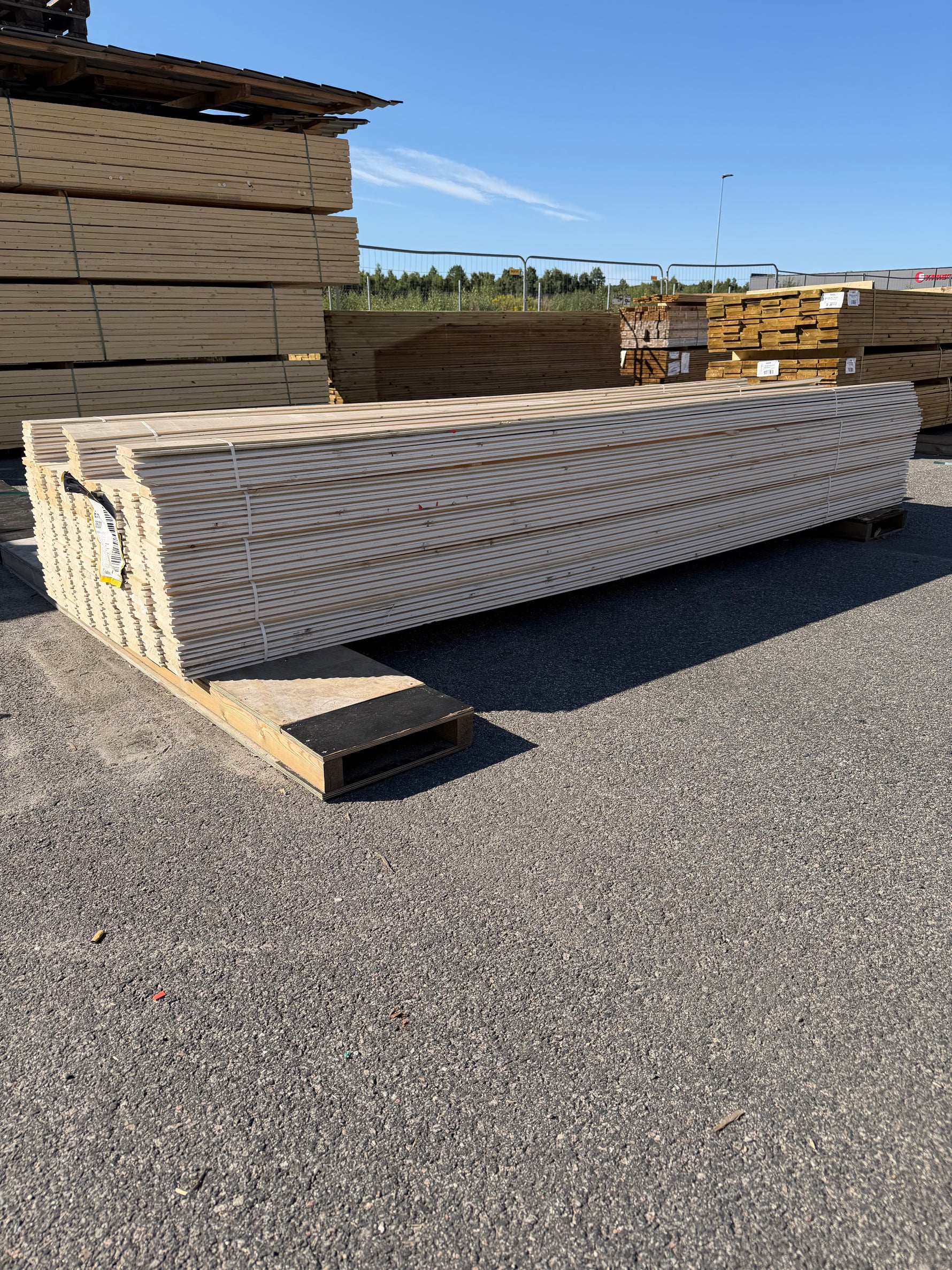 Paket Ytterpanel Enkelfas 22x120mm 3.60m, 195 st