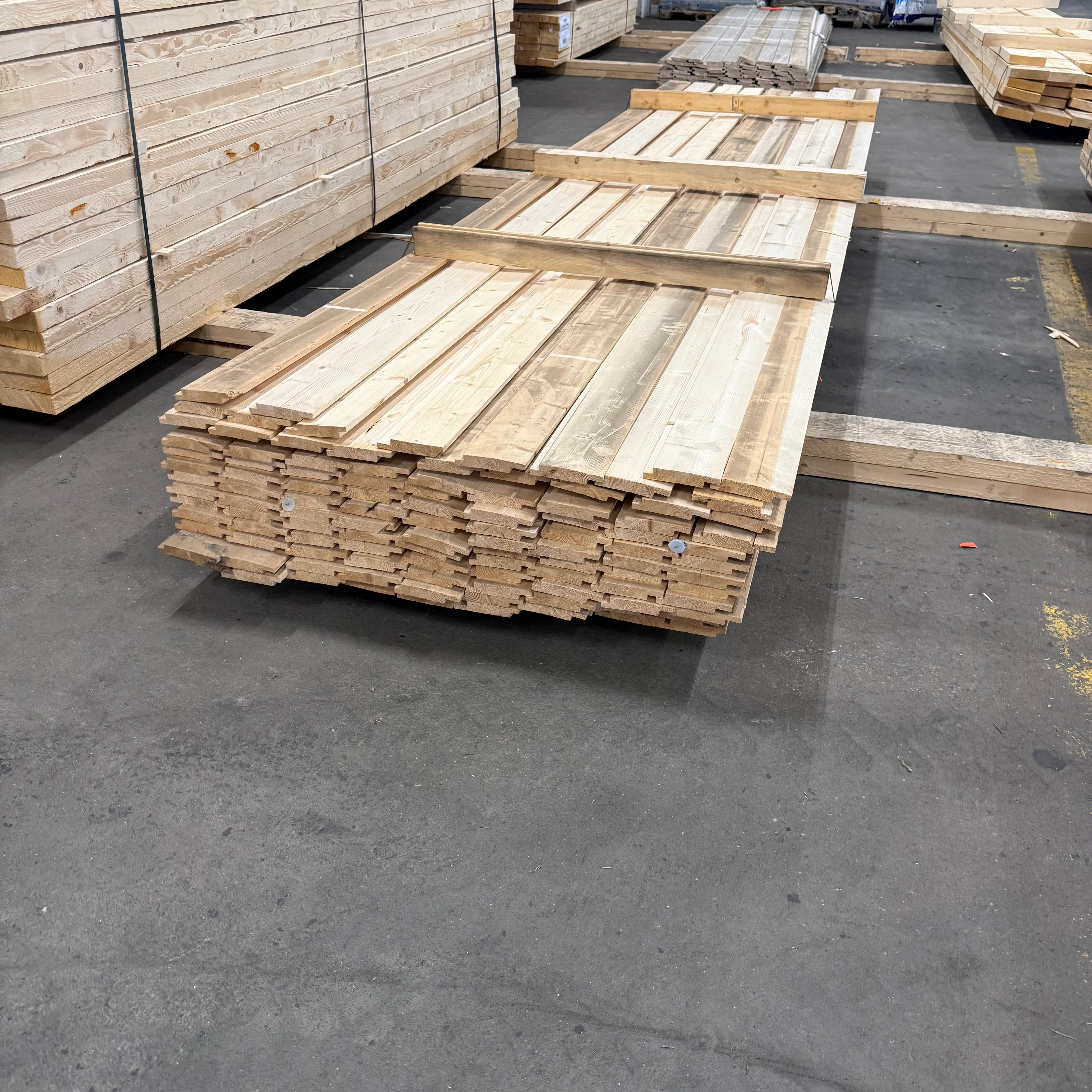 Paket Ytterpanel 22x120mm 111st 4.20m – Obehandlad Gran