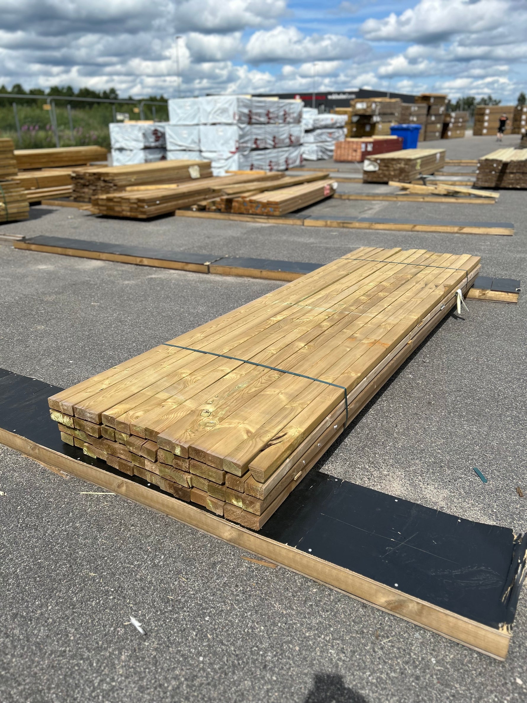 Paket Tryckimpregnerade Reglar 45x70mm 56st 3.30m