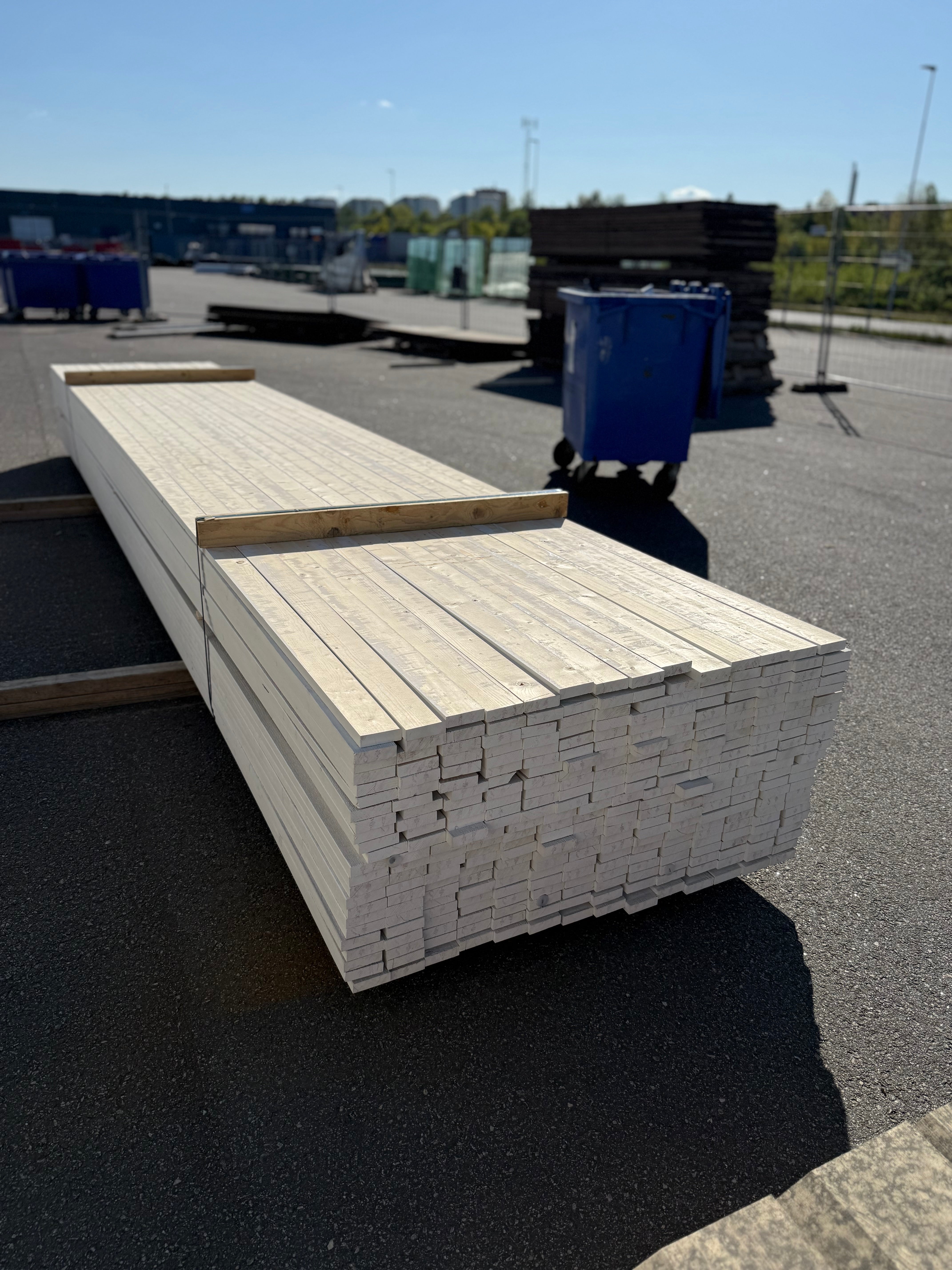 Paket Finsågade Brädor 21x70 5.40m, 345st