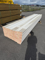 Paket Finsågade Brädor 22x170mm, 146st 5,40m Grundmålade