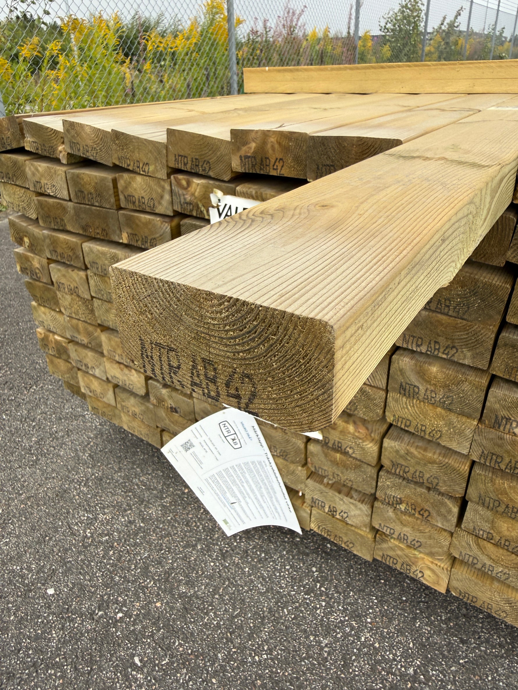 Paket Tryckimpregnerade Reglar 45×95mm, 110 st 4,20 m (C14)