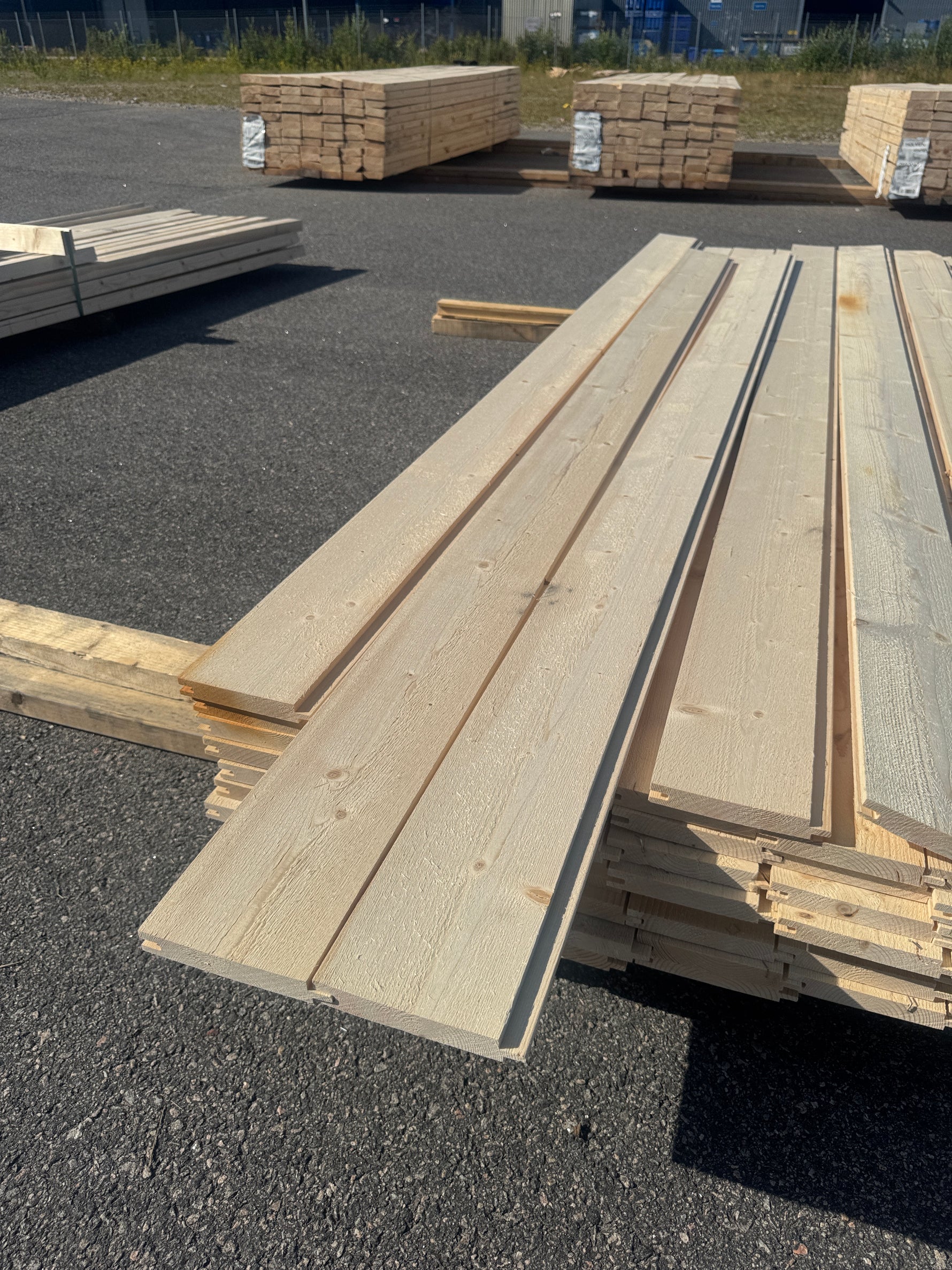 Paket Ytterpanel 22x145mm 2,70m 62st Obehandlad