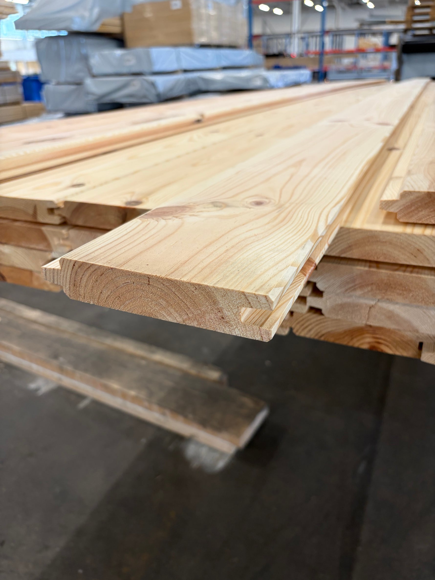 Paket Spontad Panel 27x145mm 4,20m (Furu) - 36 st