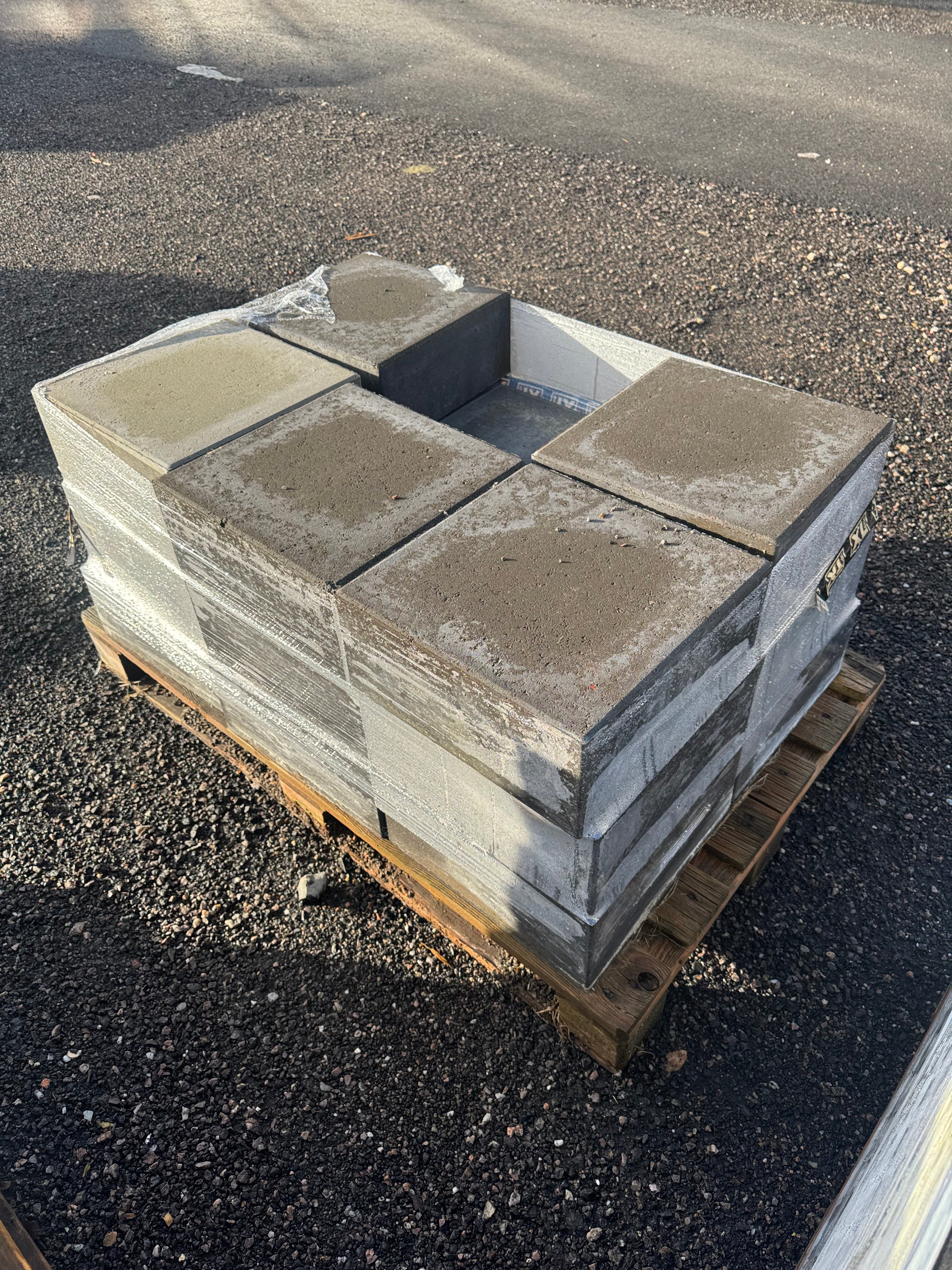 Pall Sten 350x350x150 mm – 17 st (Grafit)