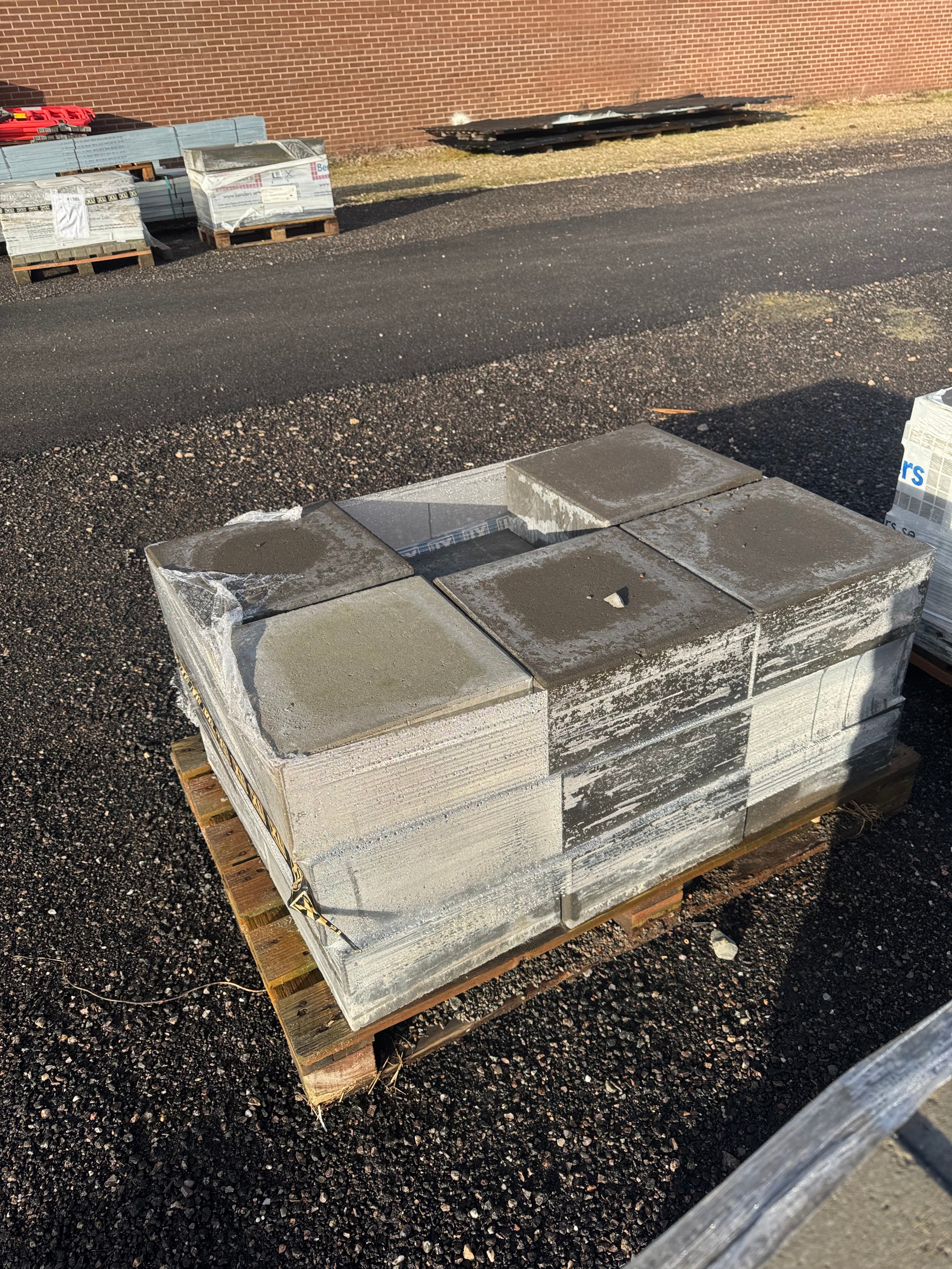 Pall Sten 350x350x150 mm – 17 st (Grafit)