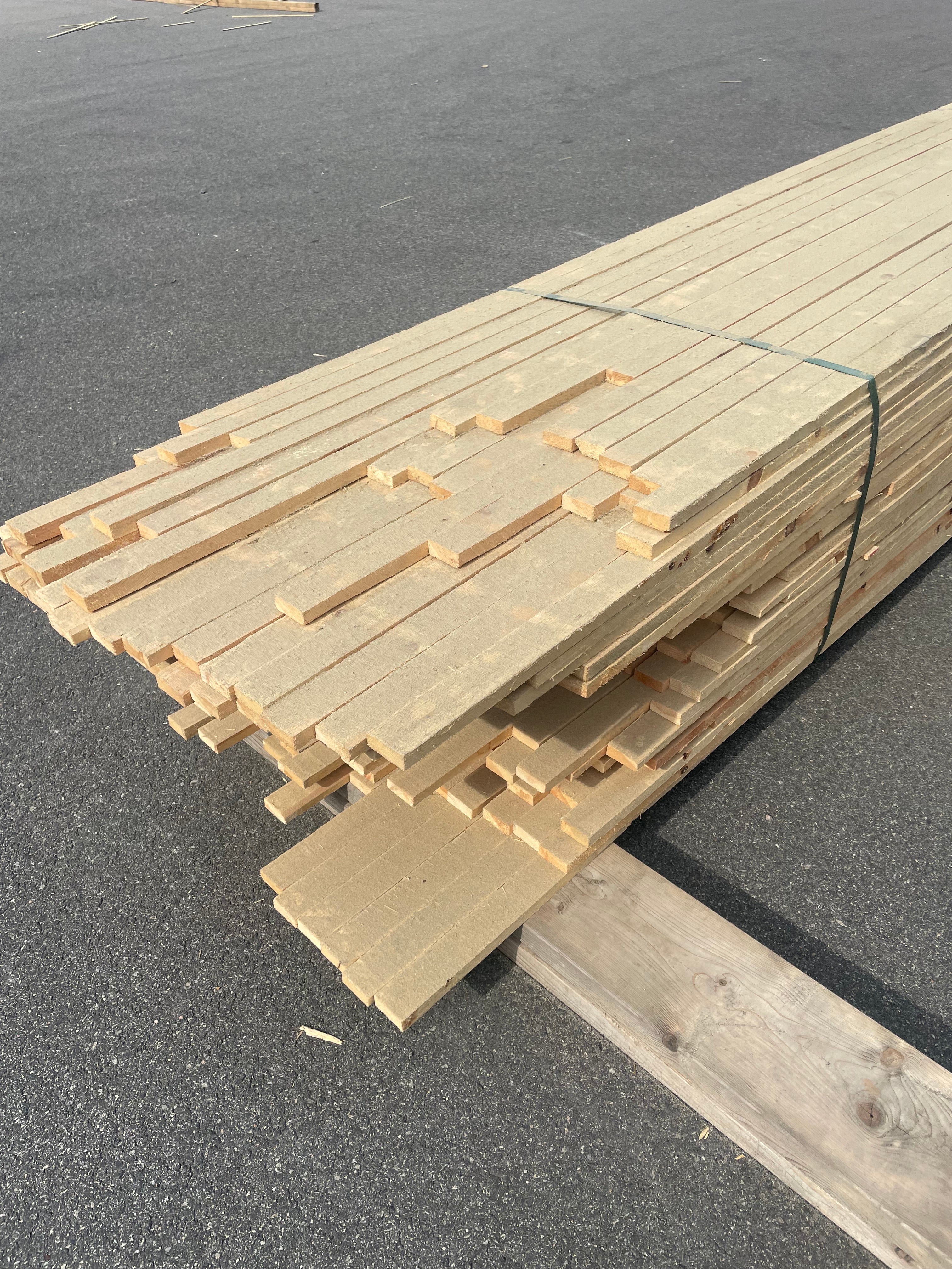 Paket med läkt 19x63 blandade längder