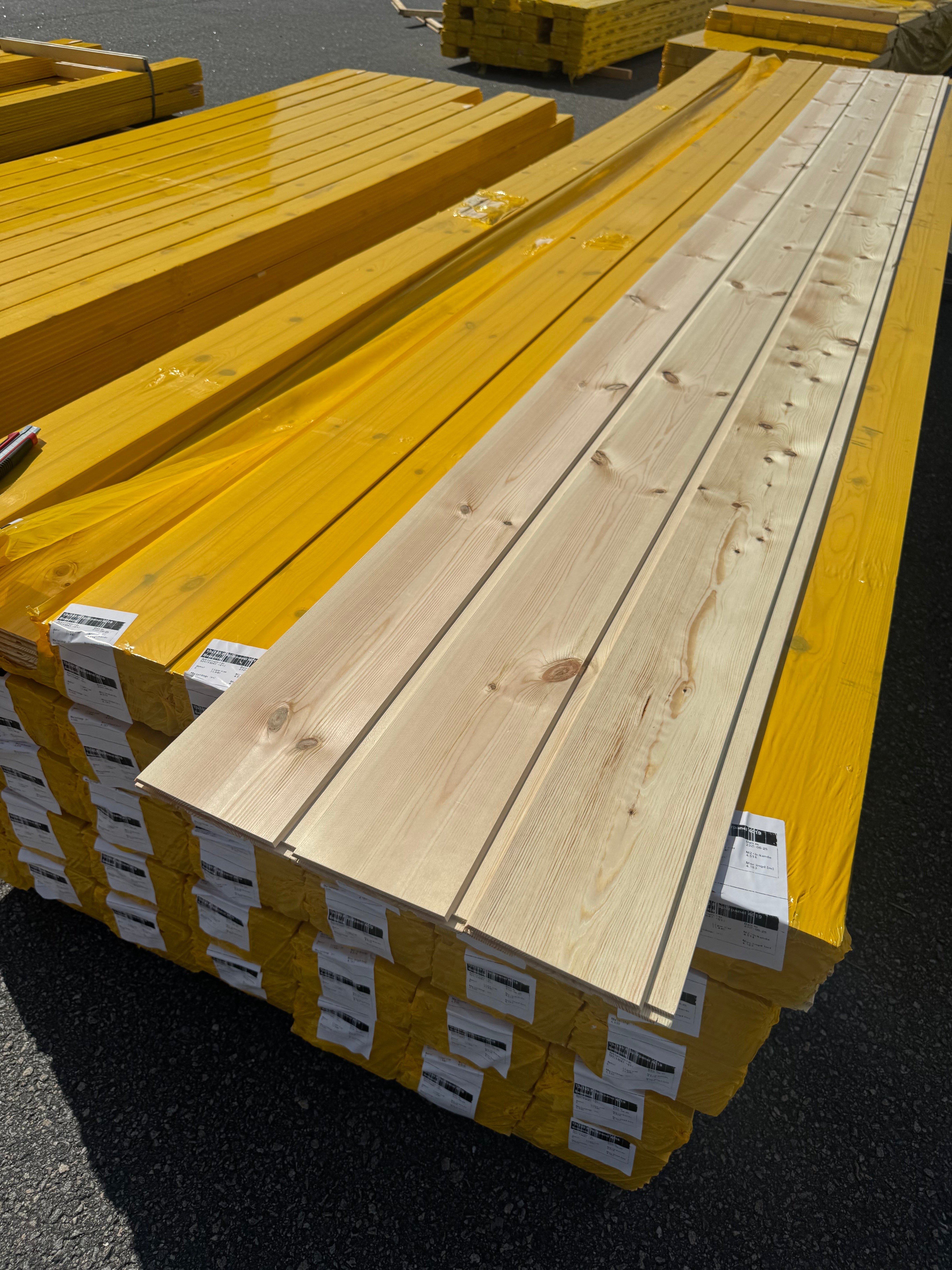 Spårpanel 13x145 Furu – Sekunda (obehandlad)