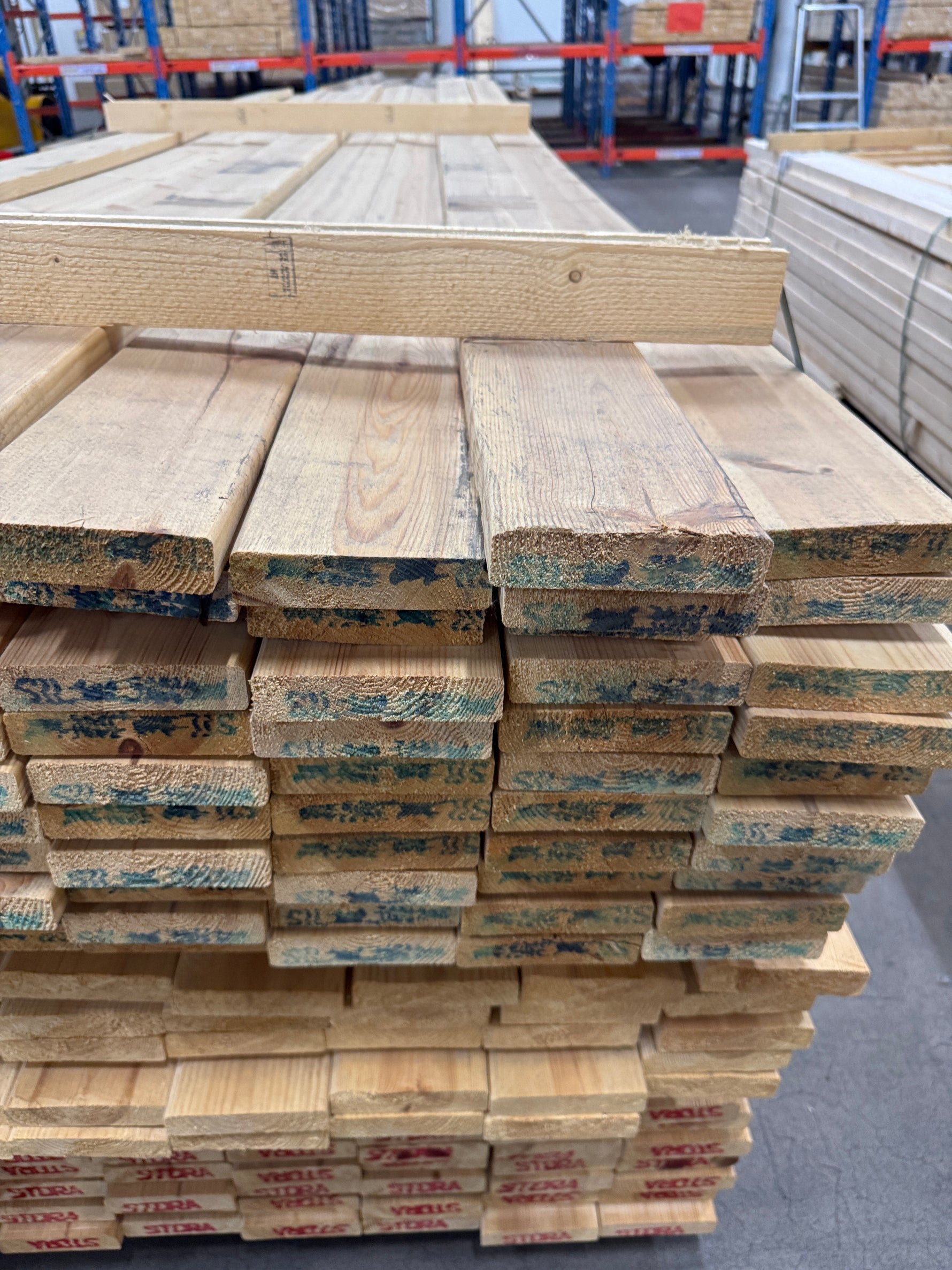 3 paket Trall 28x120mm 4,20m – 200 st Felhyvlad