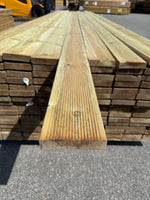 Paket Tryckimpregnerad Rillad Trall 28x120mm, 144st 5.10m- Väderbitet
