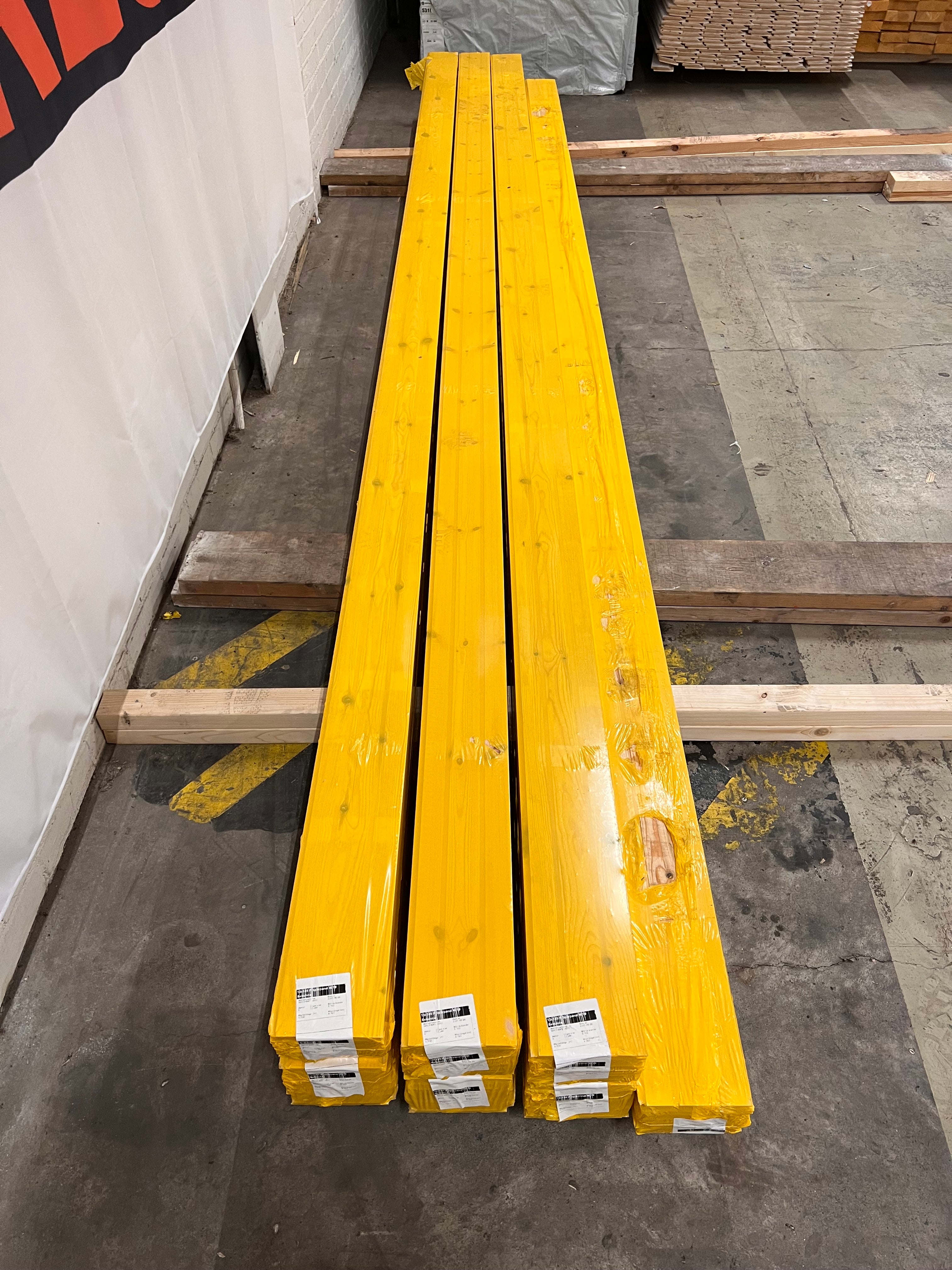 Paket Spårpanel 13x145 furu - sekunda (obehandlad) 36,1 kvm