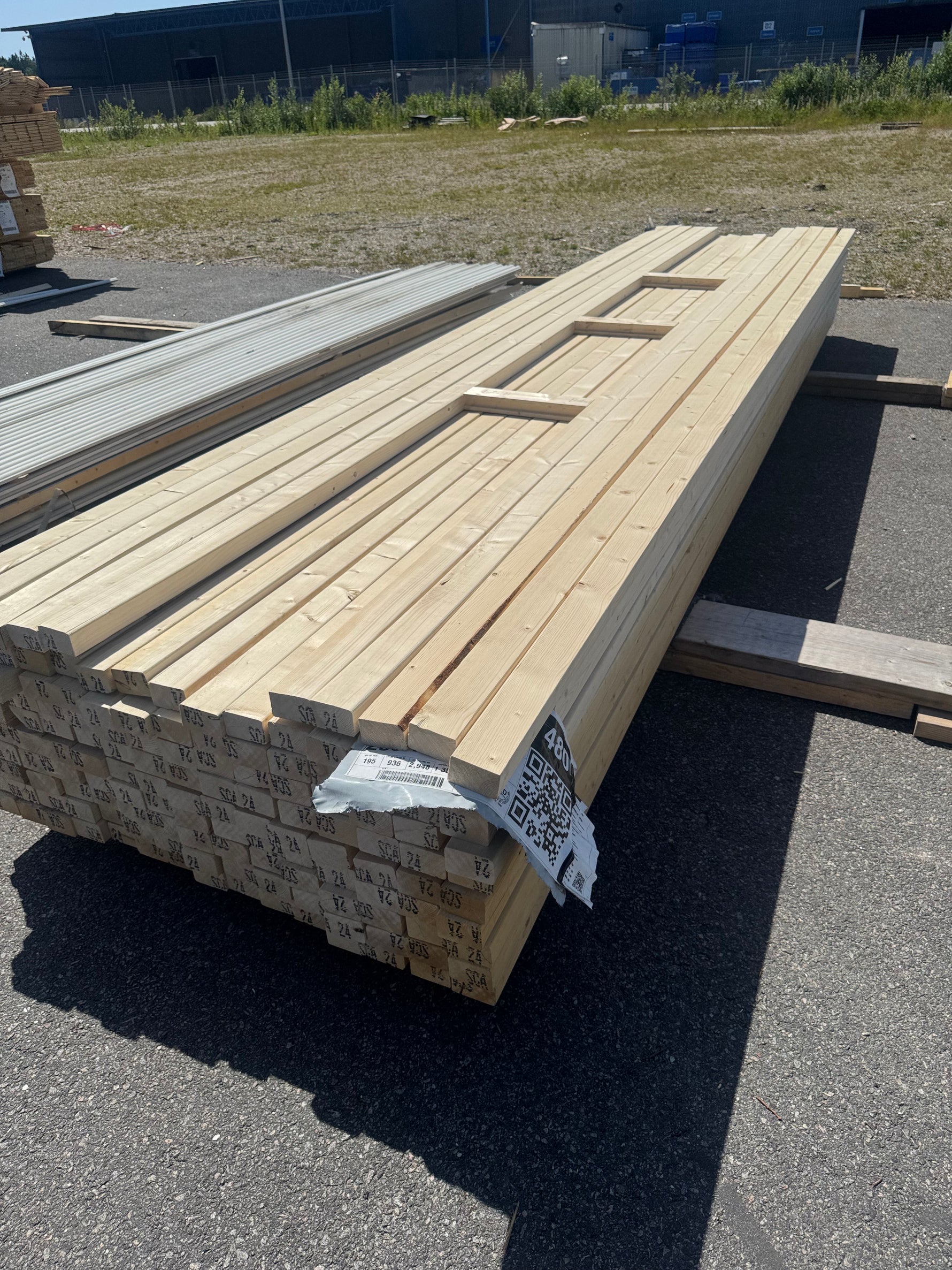 Paket Reglar 45x70 mm, 145 st 4,80 m